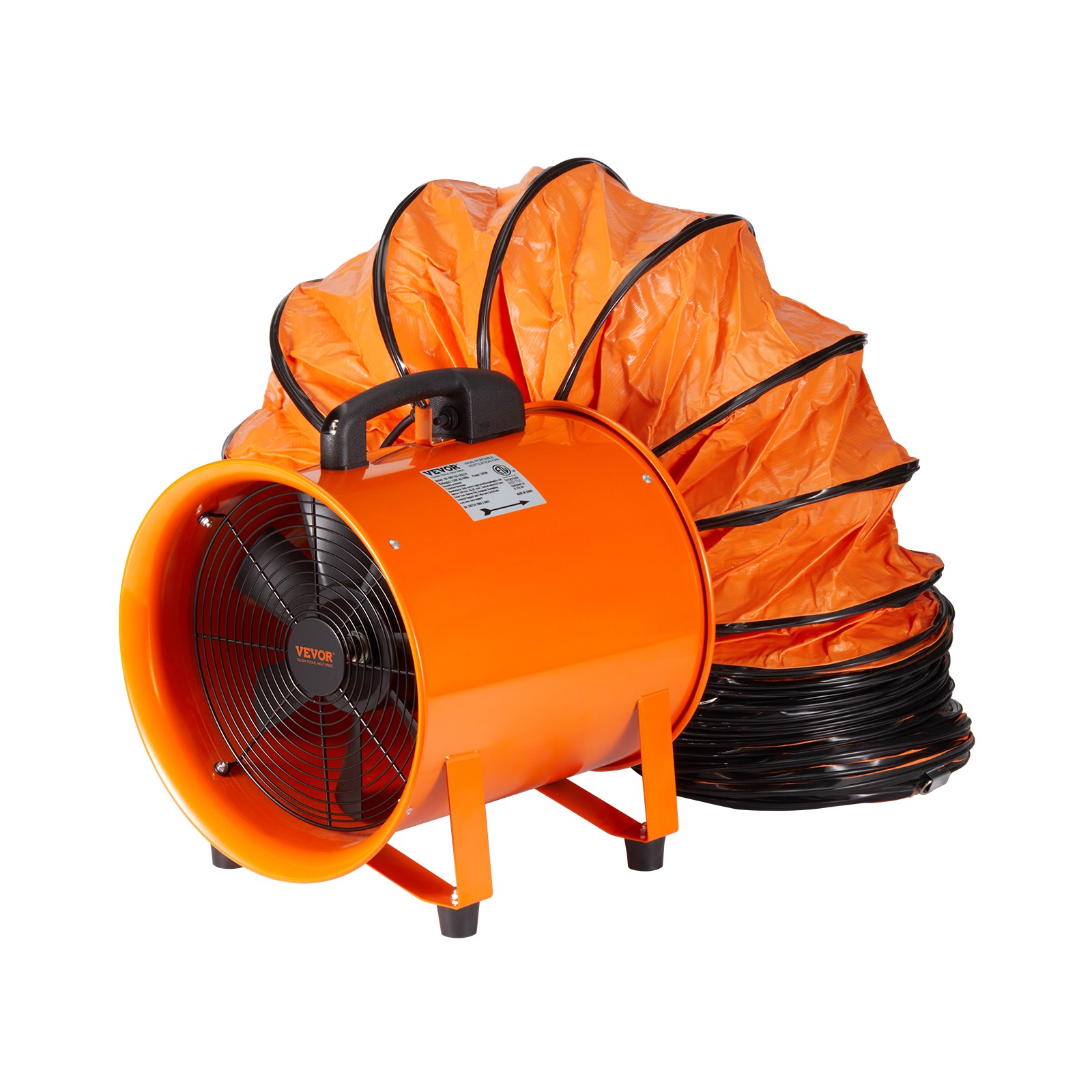VEVOR 16 Inch Extractor Fan Blower with Duct Hose Ventilator