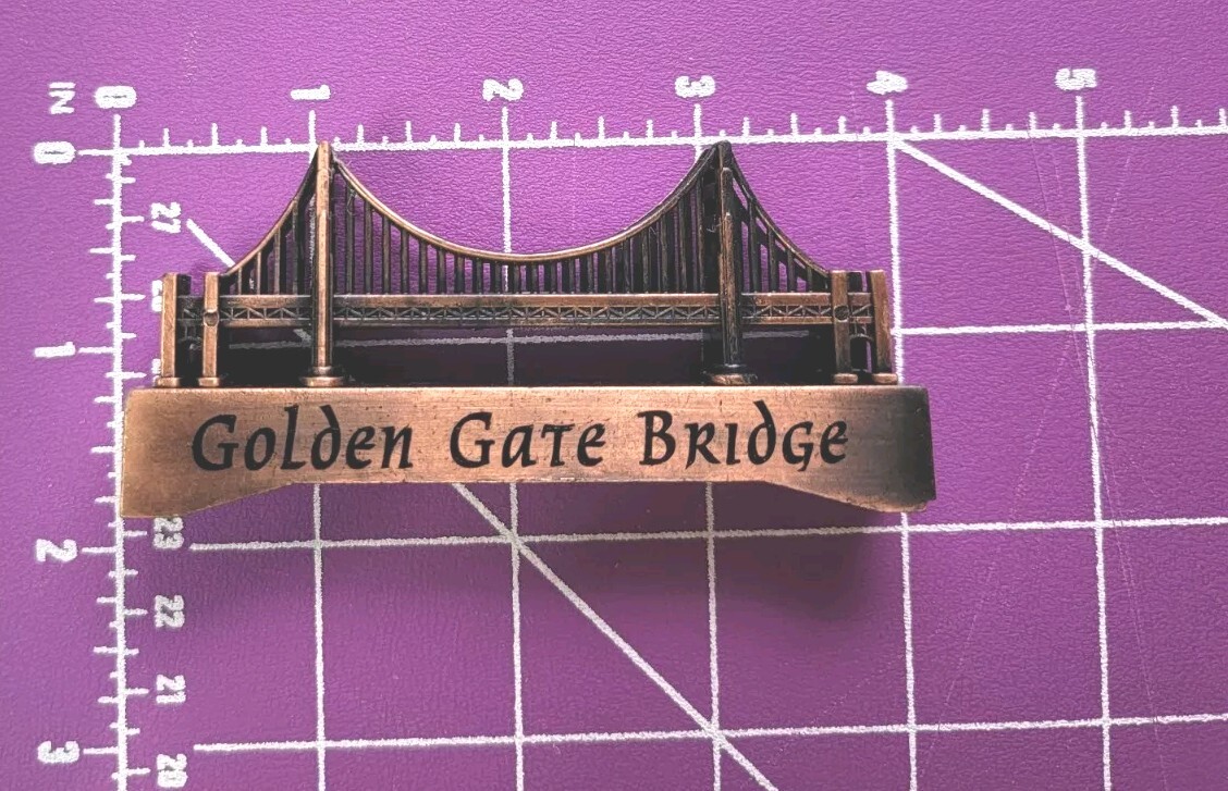 San Francisco Golden Gate Bridge Pencil Sharpener Miniature Die Cast Souvenir