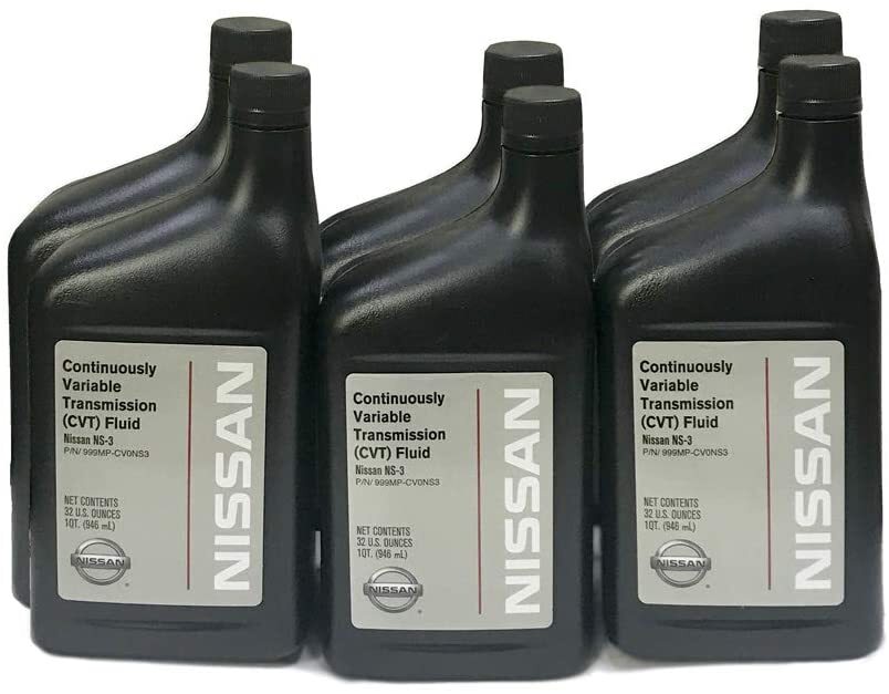 GENUINE OEM Nissan NS-3 CVT Fluid 6-Quart (999MP-CV0NS3 / 999MP-NS300P)