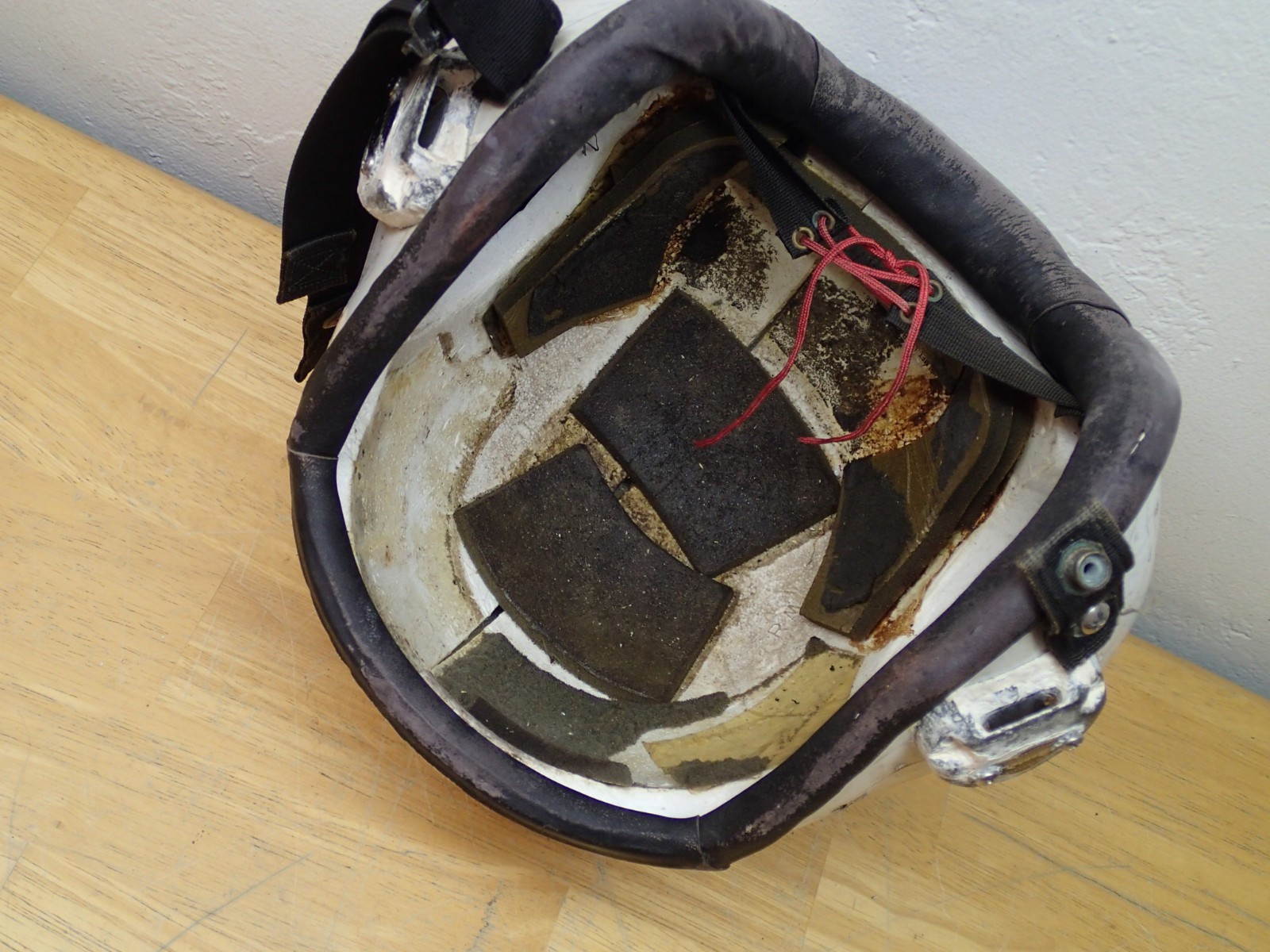 Gentex Vintage PRK-37/P Aircraft Flight Crew Helmet Incomplete Rough Estate Item