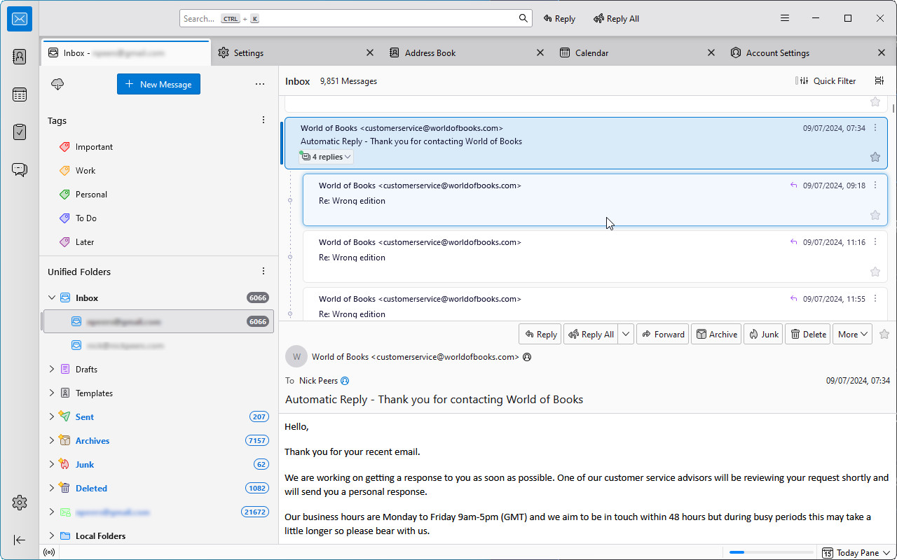 Thunderbird Secure Email Client, Chat, News, RSS, Software for Windows CD-ROM