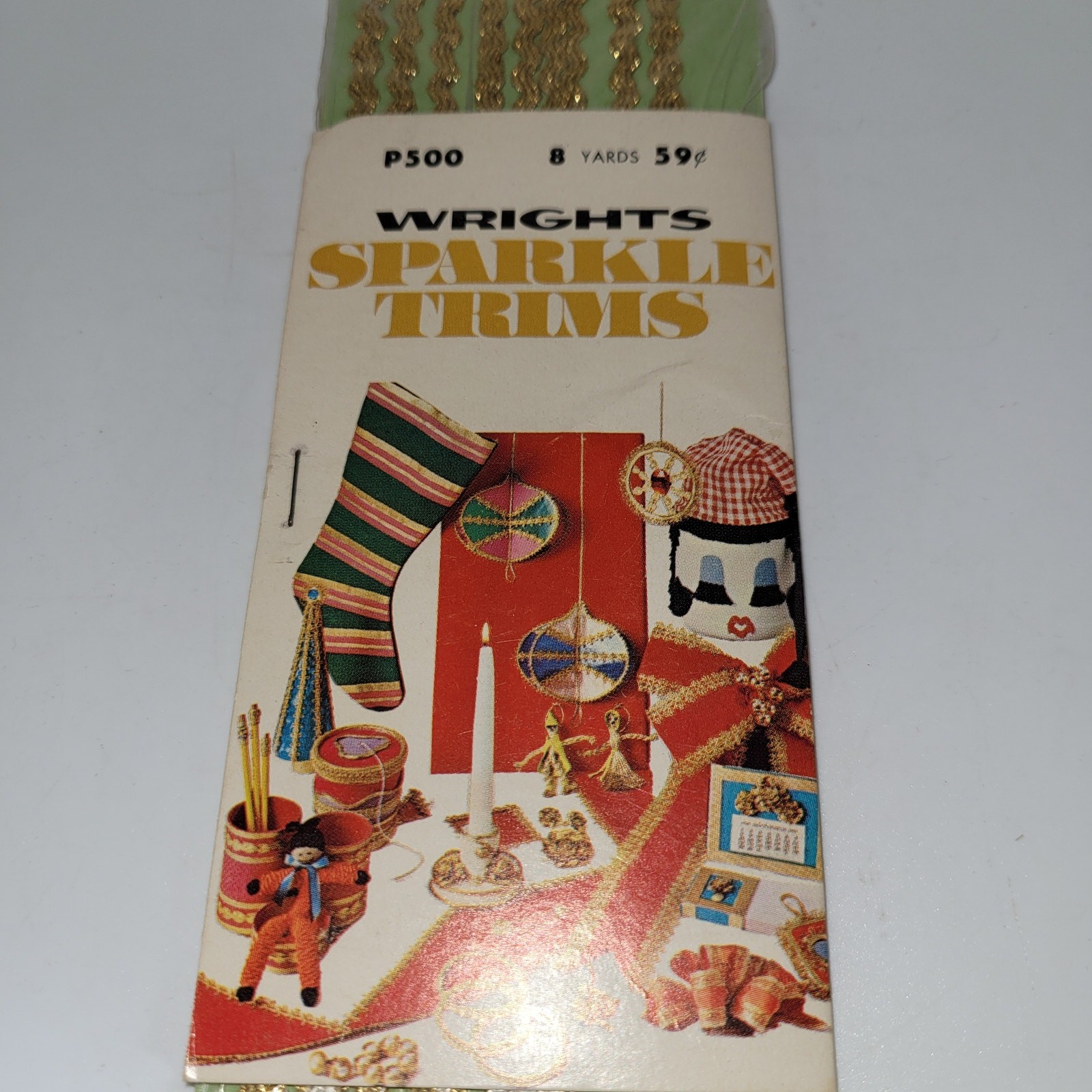 Sparkle Trim Wrights 9814-46 8 yards 80% Metallic 20% Rayon USA