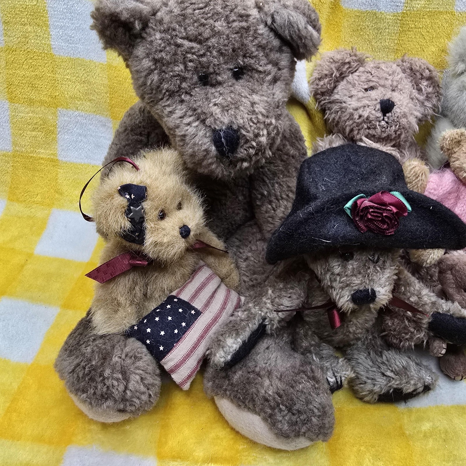 Mixed Boyds Teddy Bear Plush Lot Mini Small Medium Dressed Outfits Assorted