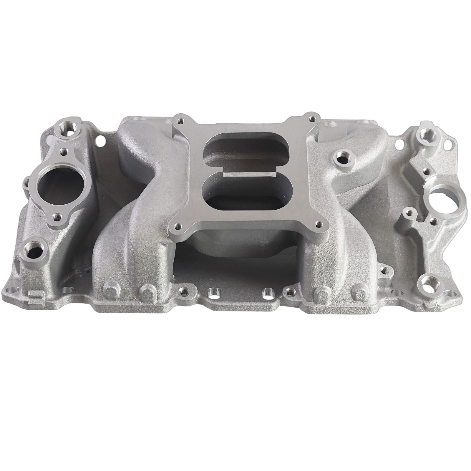 Dual Plane RPM Air-Gap Intake Manifold 7501 For Chevy Small Block 55-86 262-400