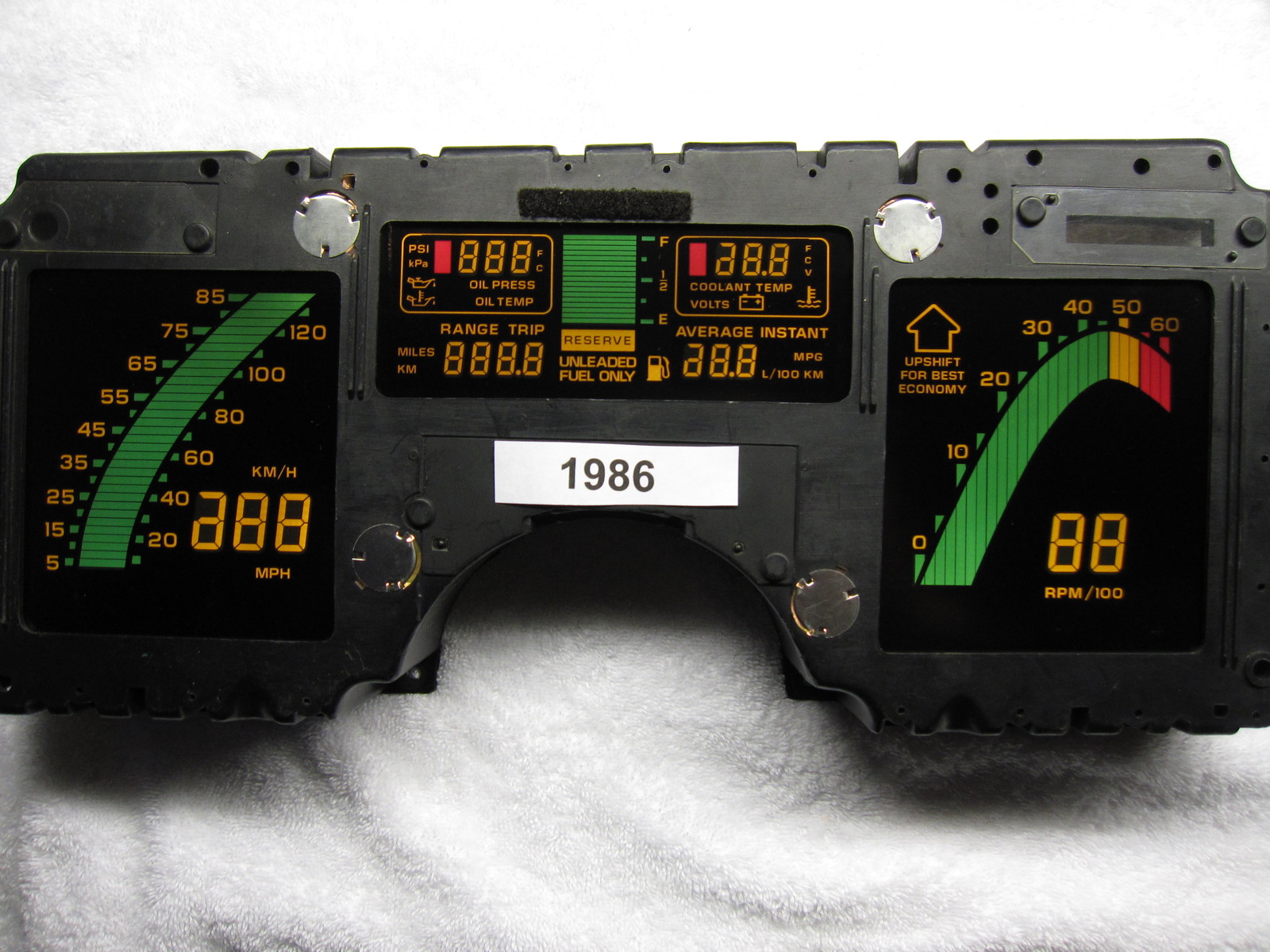 1984 Corvette Crossfire digital dash instrument cluster Rebuilt 85 86 87 88 89