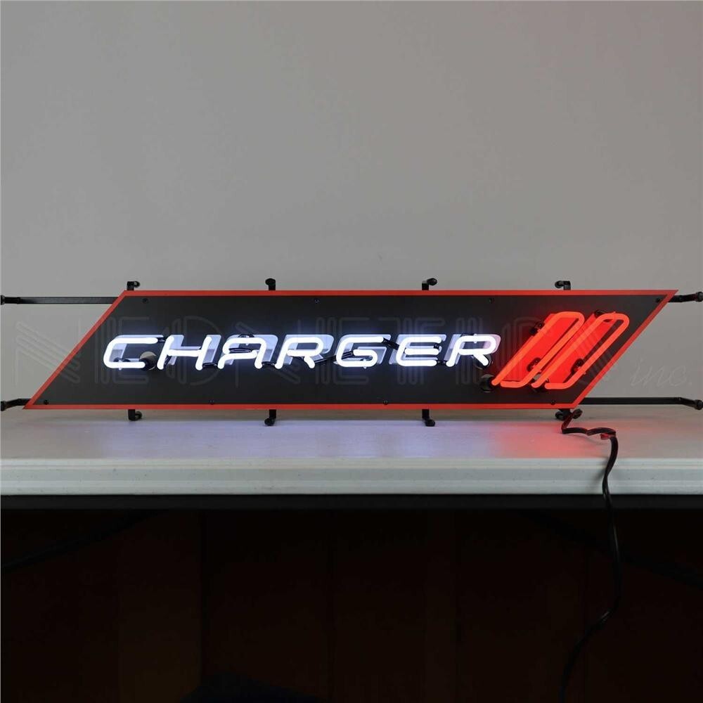 Dodge Charger Wall Junior Colorful Neon Sign w Backing Neonetics 36" 5SMCRG