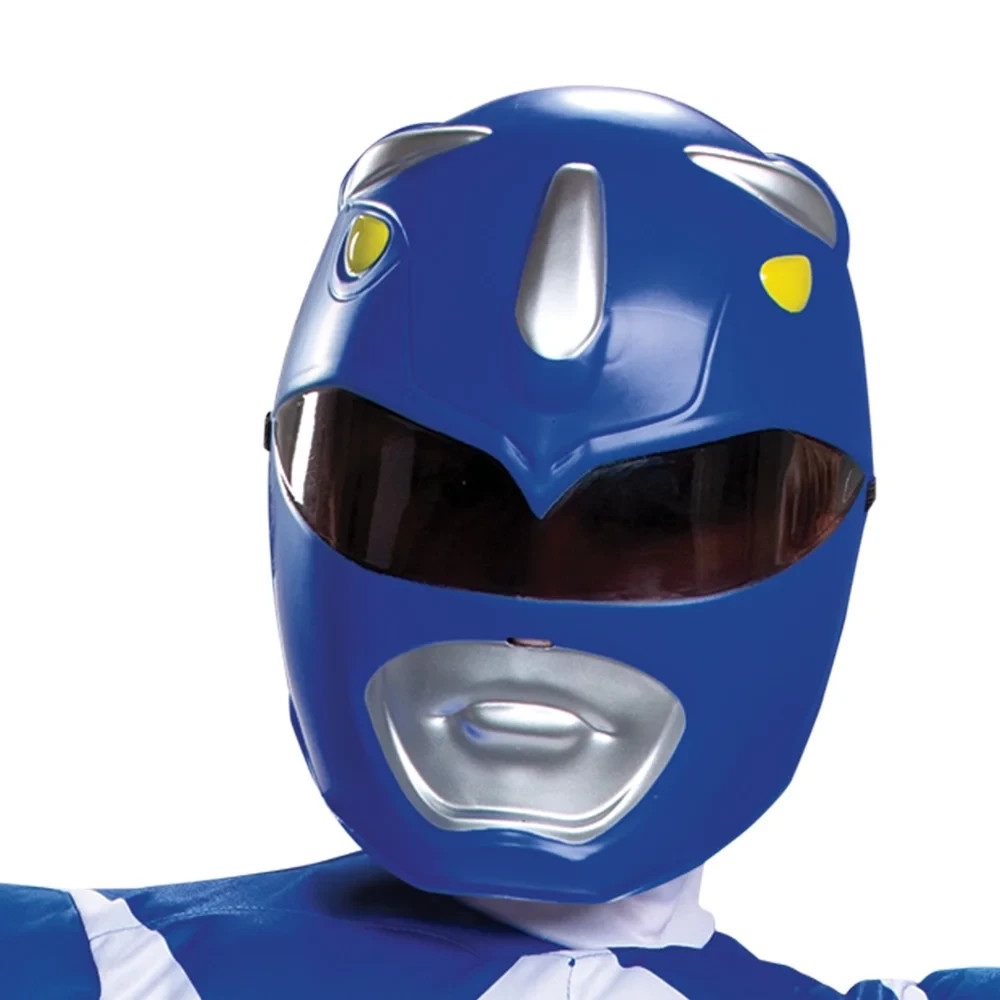 MIGHTY MORPHIN POWER RANGERS CLASSIC MUSCLE BOY'S COSTUME SMALL 4-6, BLUE RANGER