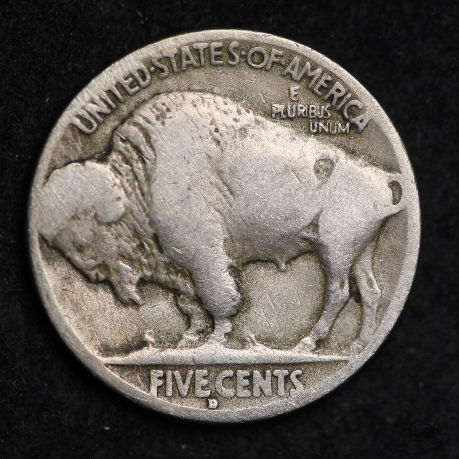 1927-D Buffalo Nickel G / VG FREE SHIPPING