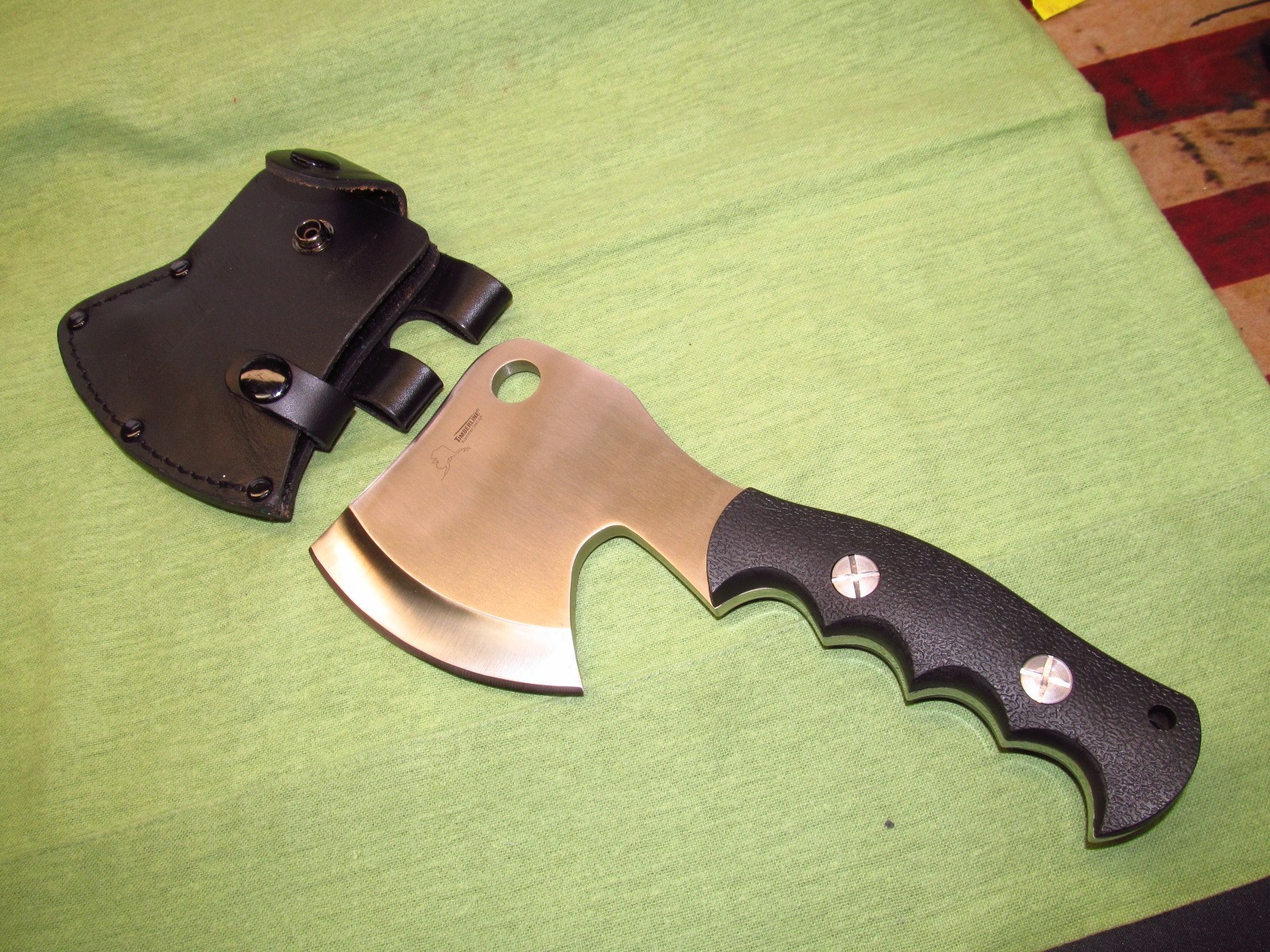 Timberline Russ Kommer Bush Pilot Survival Hatchet Black Handle -pn 6013 -Unused