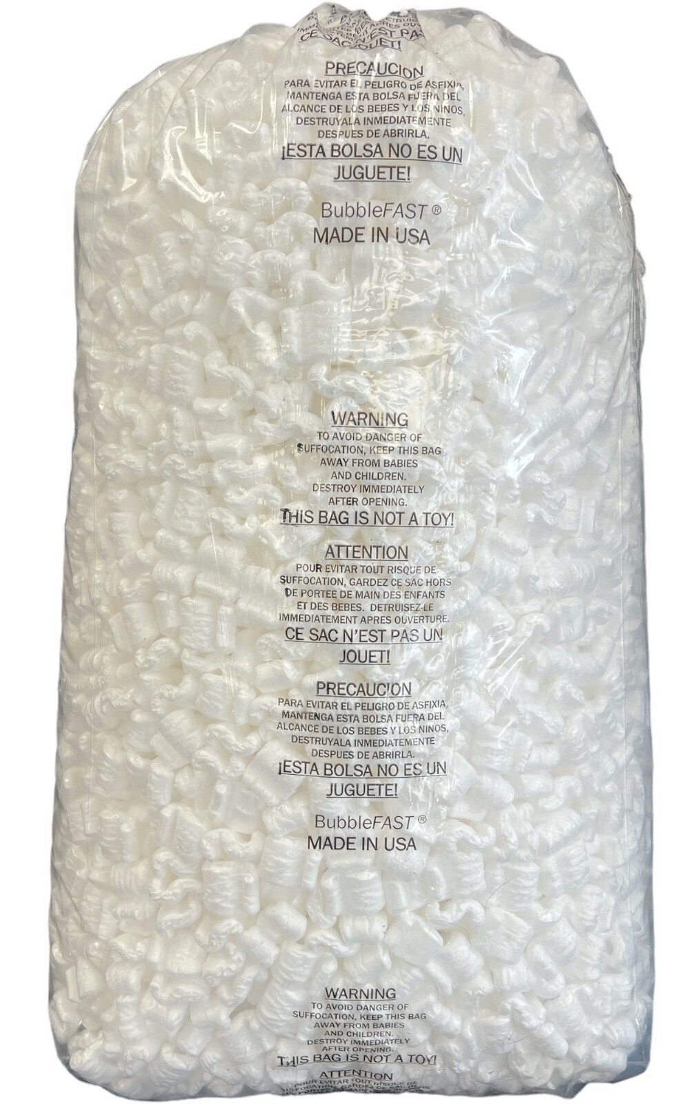 Packing Peanuts 3.5 cu ft - 1 Bag White Anti Static from 100% Recycled Material