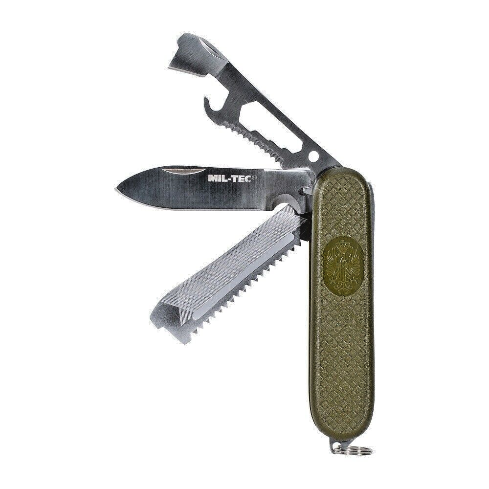 Spanish Military Style Utility Scout Knife - NEW - Swiss type multi-tool