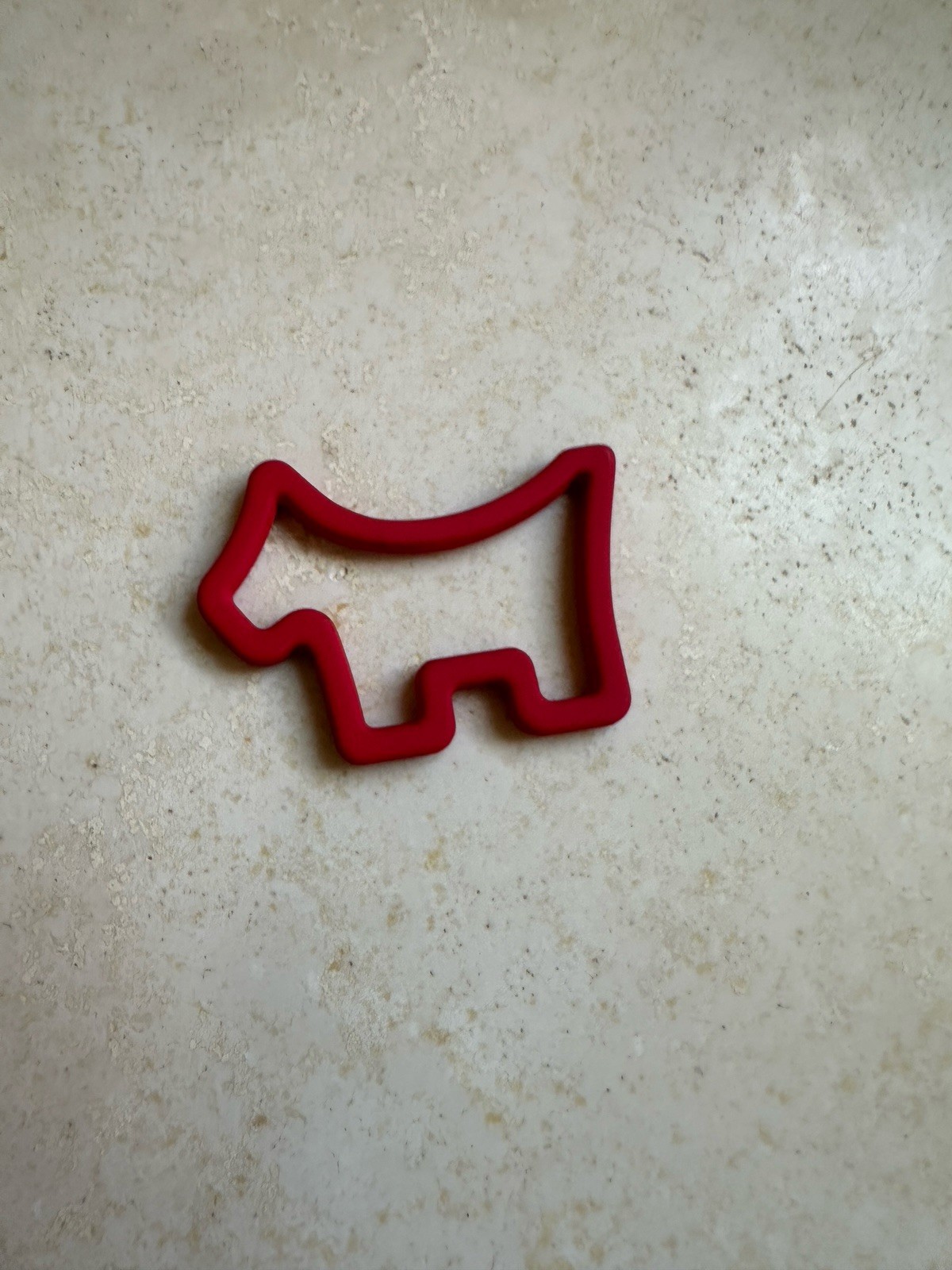 SCOTTY CAMERON SCOTTY DOG RUBBERIZED RED BALL MARKER COIN NEW