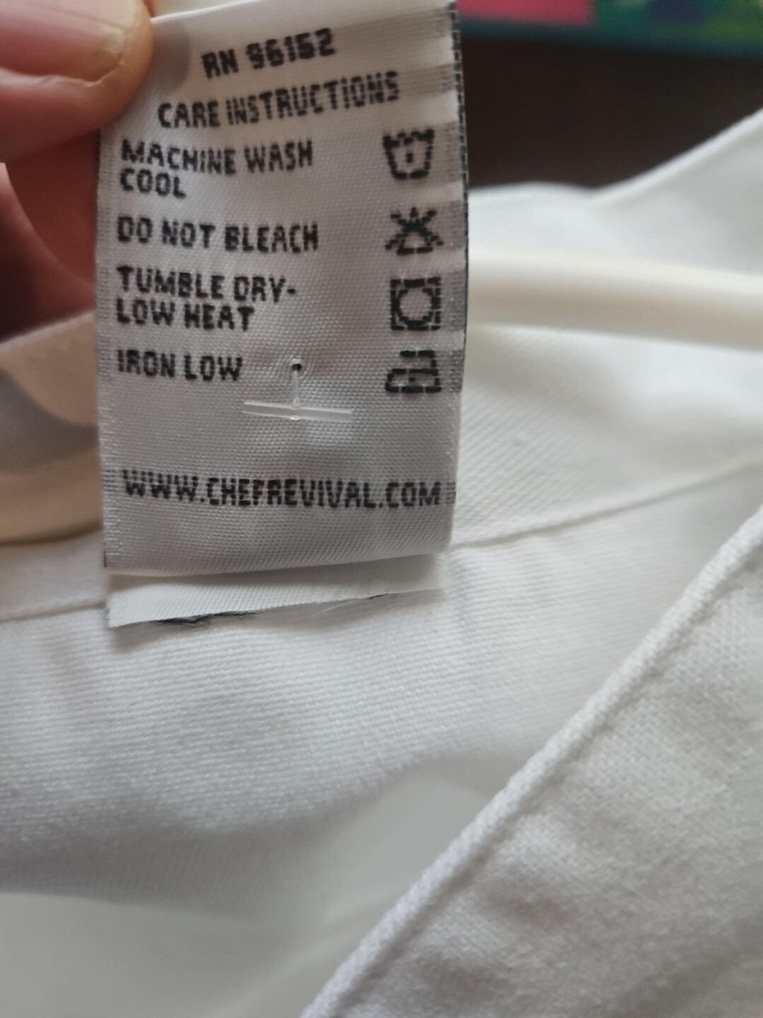 Chef Revival White Long Sleeve Chef Coat - XXXXXL New With Out Tags