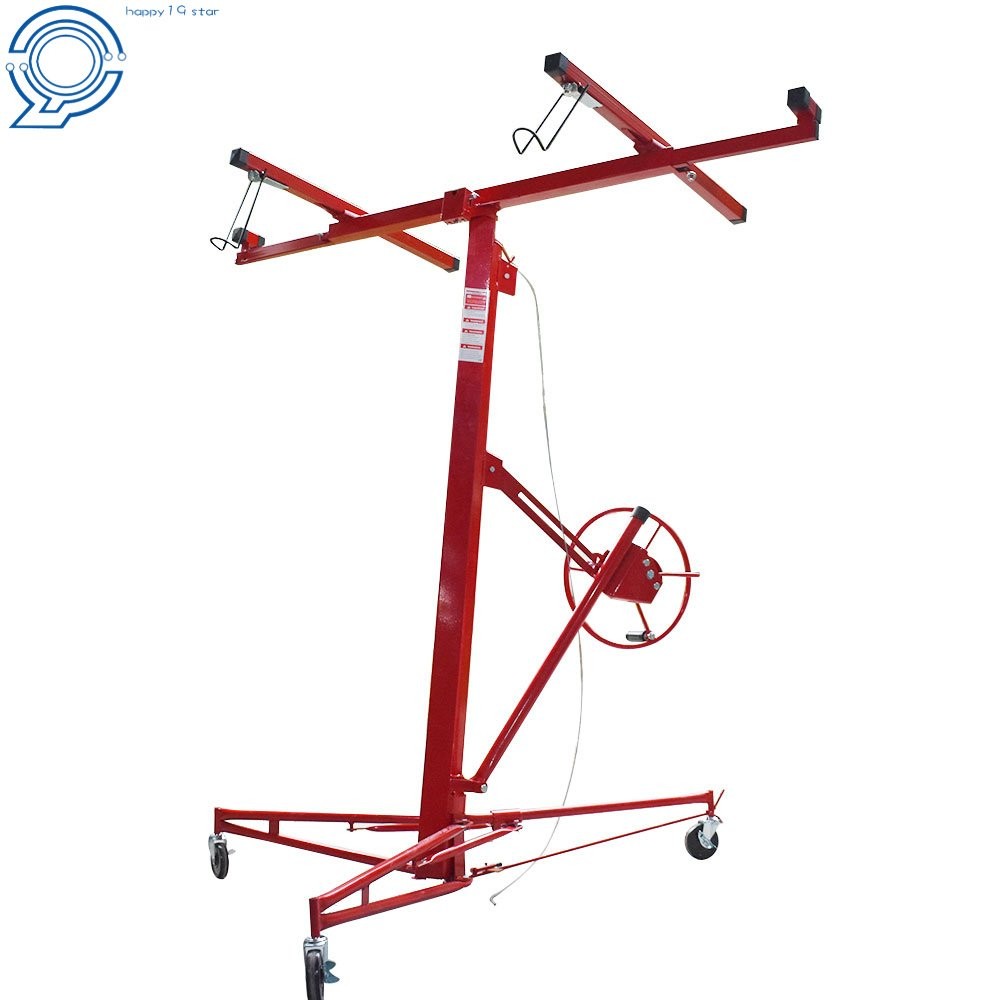 Plasterboard Panel 16FT Drywall Lift Sheetrock Hoist Lifter Carrier Safety Lock