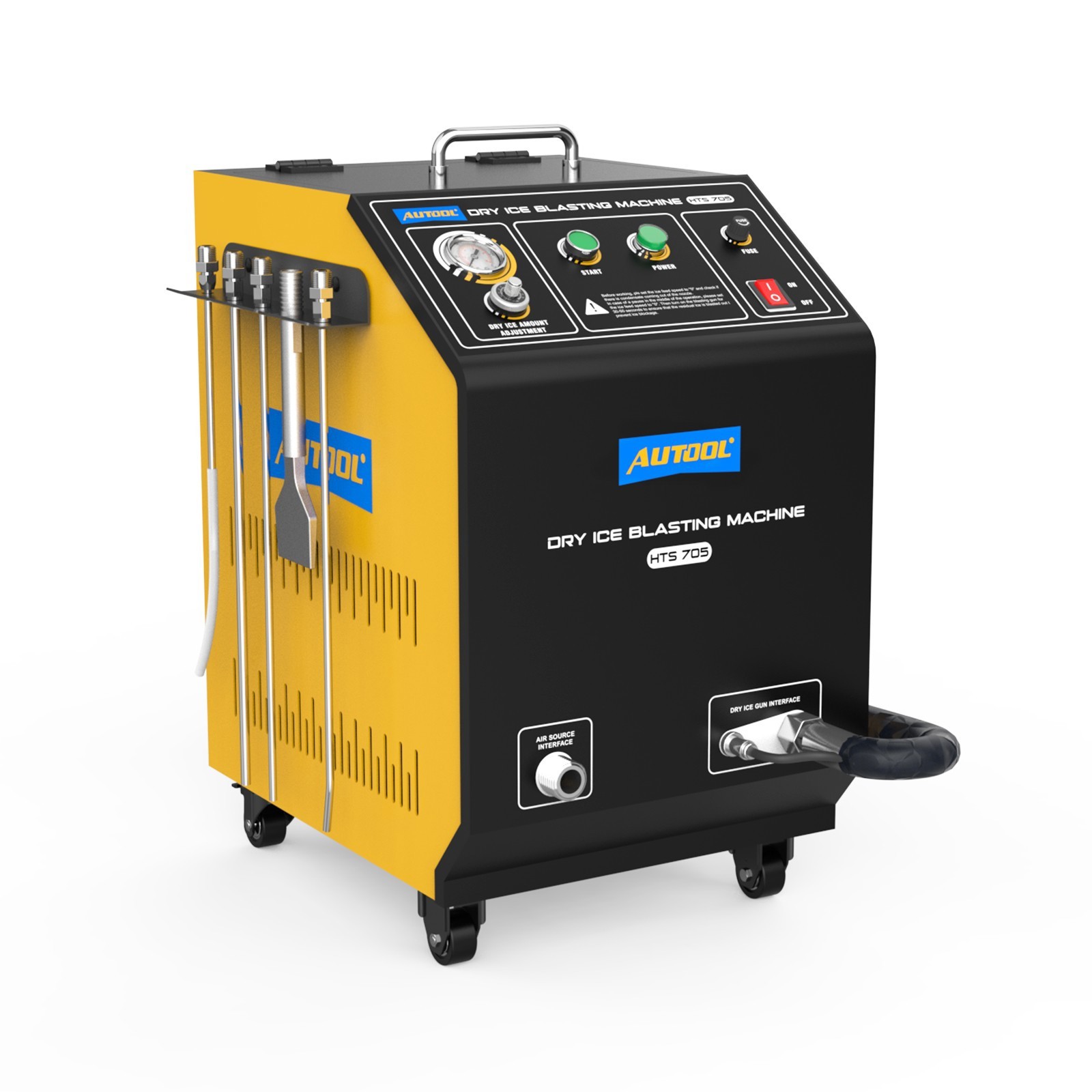 Dry Ice Blaster Cleaner Car Ship Intake Valve Dry Ice Blasting Cleaning Machine