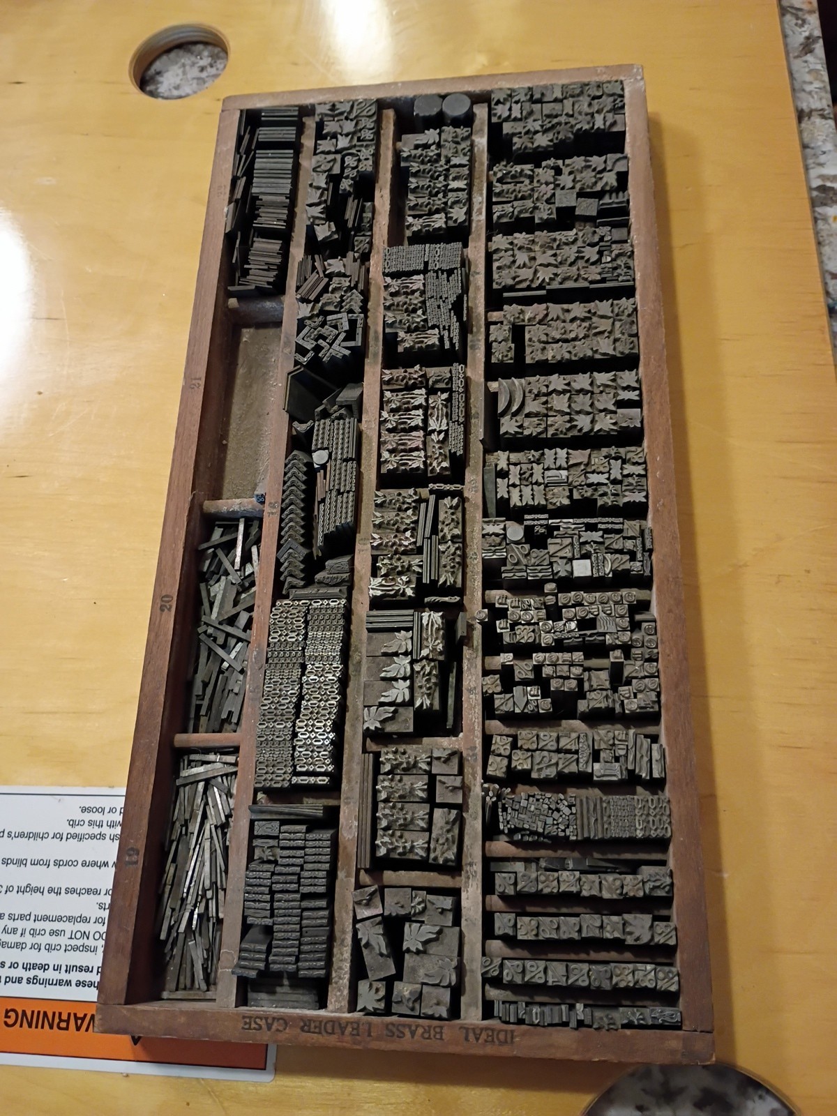 Letterpress Ornaments Type High For Printing