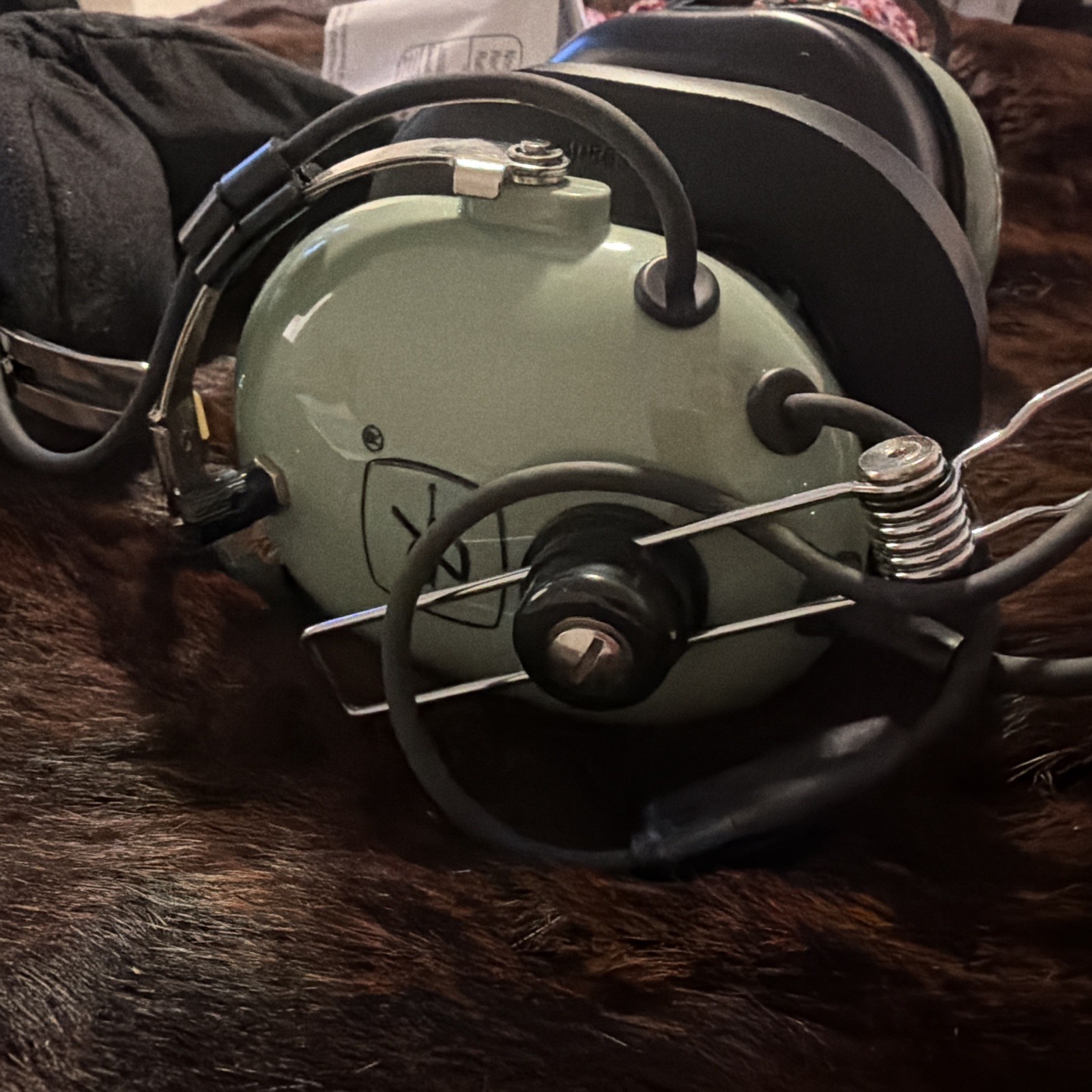 David Clark Aviation H10-76 Military Aviation Headset Headphones w/ Microphone