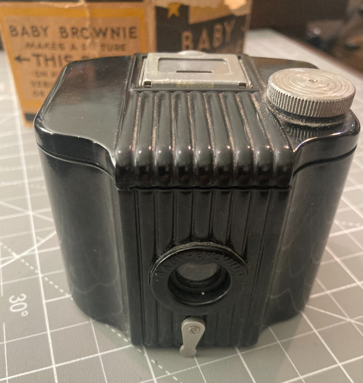 VINTAGE Early Brownie Camera In very nice Condition "Baby Brownie"