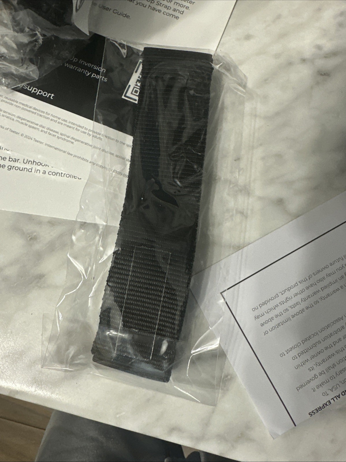 Teeter EZ-Up Gravity Boots for Inversion Decompression Stretching OPEN BOX