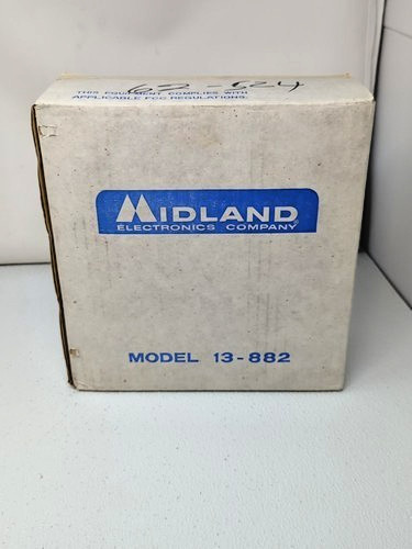 Midland 13-882 23 Channel CB Radio Transceiver New in Box circa 1976