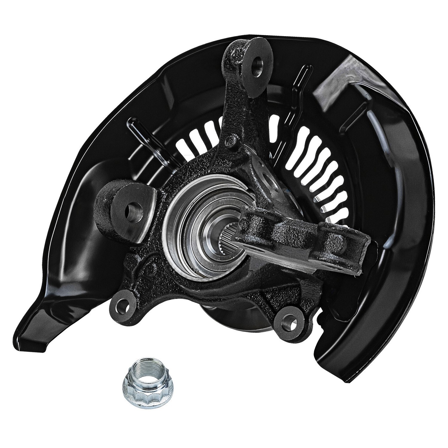 Front Left Knuckle & Wheel Hub Bearing for Toyota Highlander Lexus RX350 RX450h