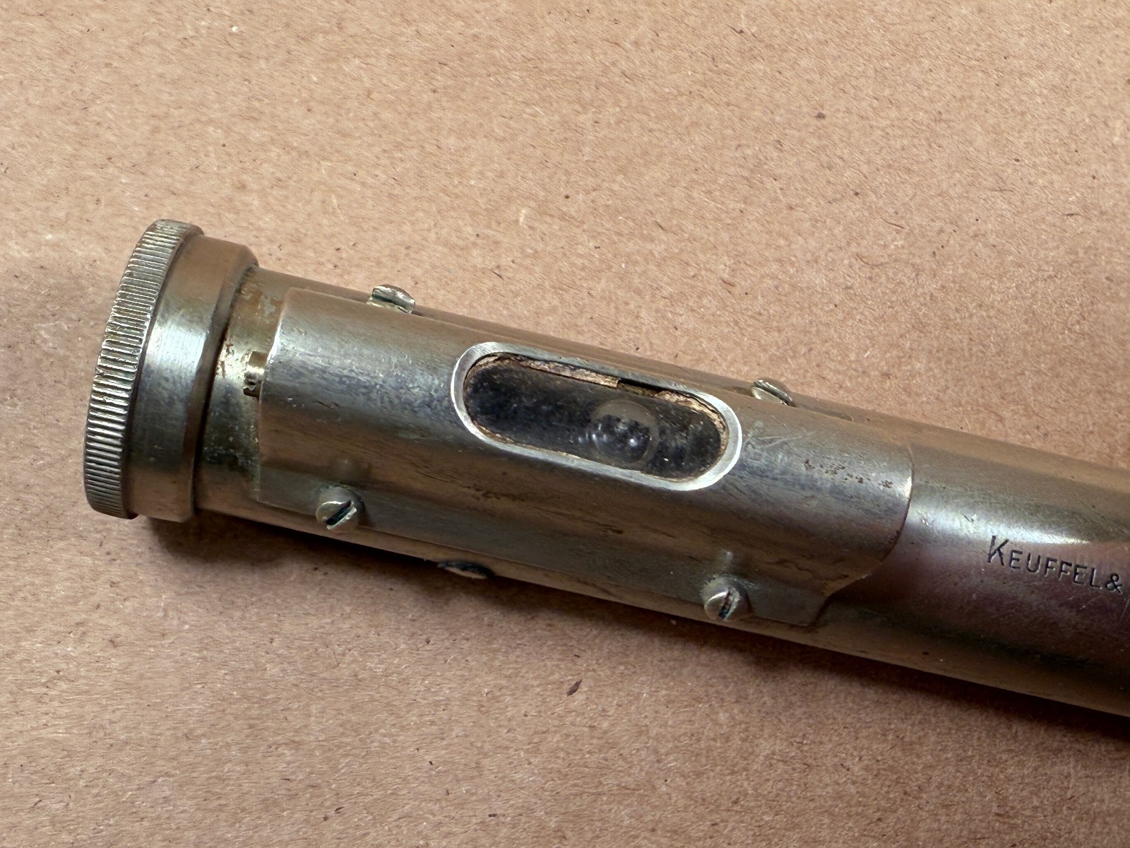 Vintage K&E Keuffel & Esser Hand Sight Level - Missing Lens