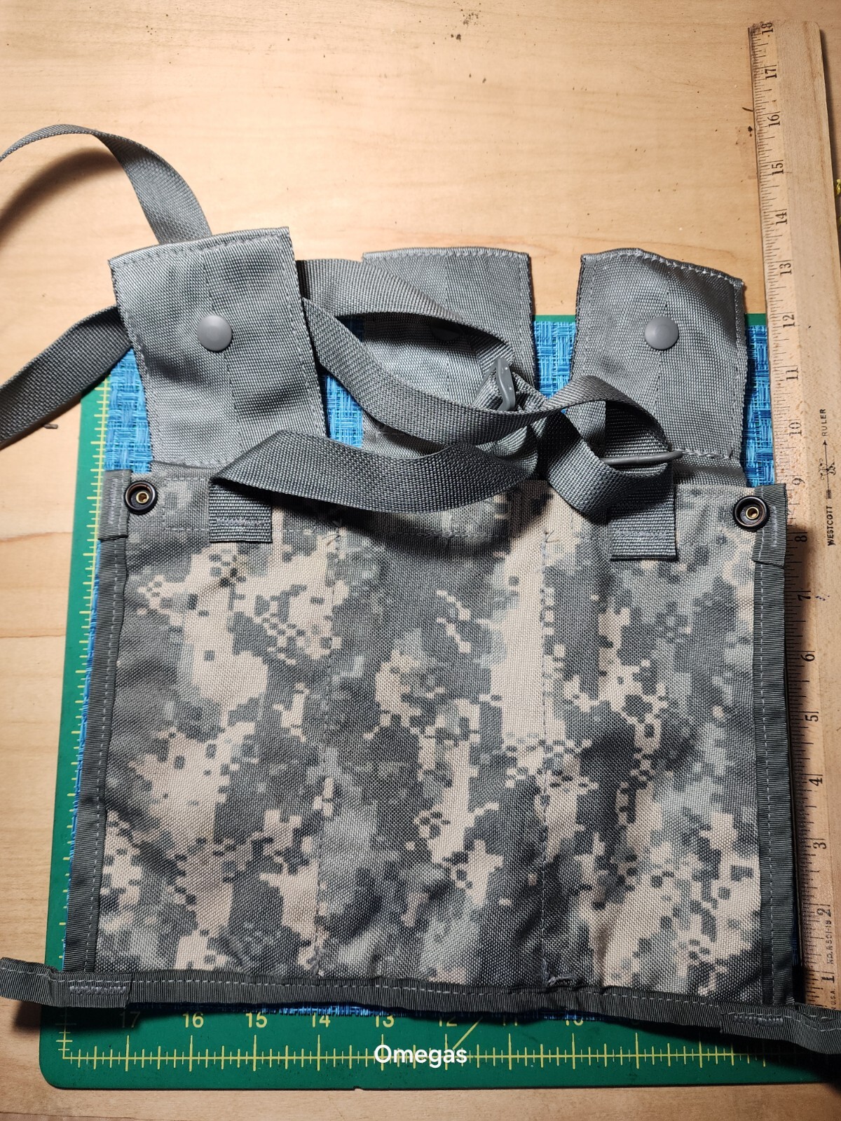 -Lot of 5- Military Bandoleer MOLLE II 6 magazine ammunition pouch w/strap