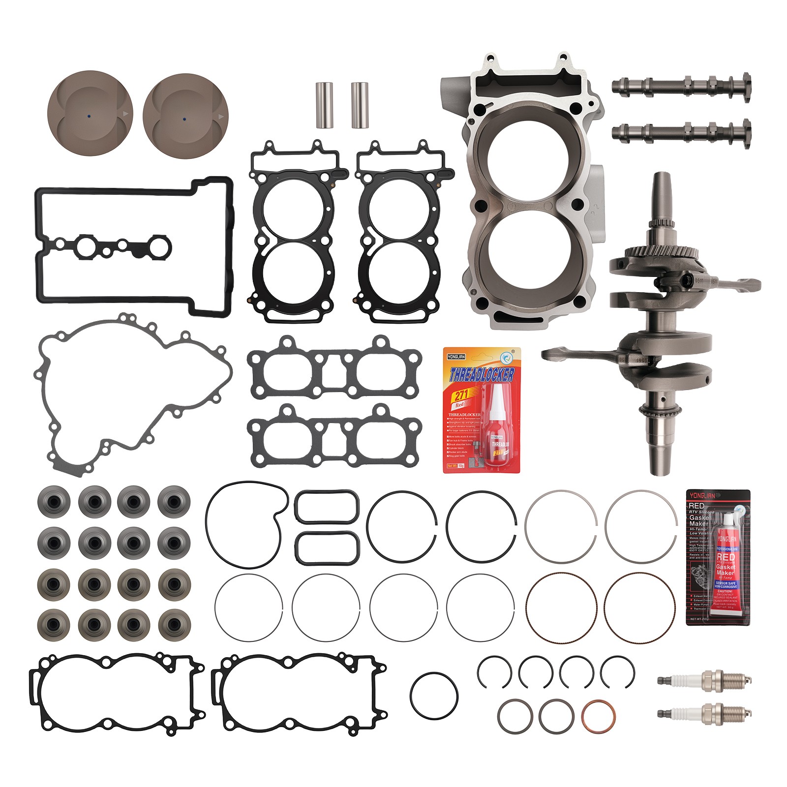 Engine Rebuild Kit w/ Crankshaft Set for Polaris RZR XP 1000 EPS 2015-2017