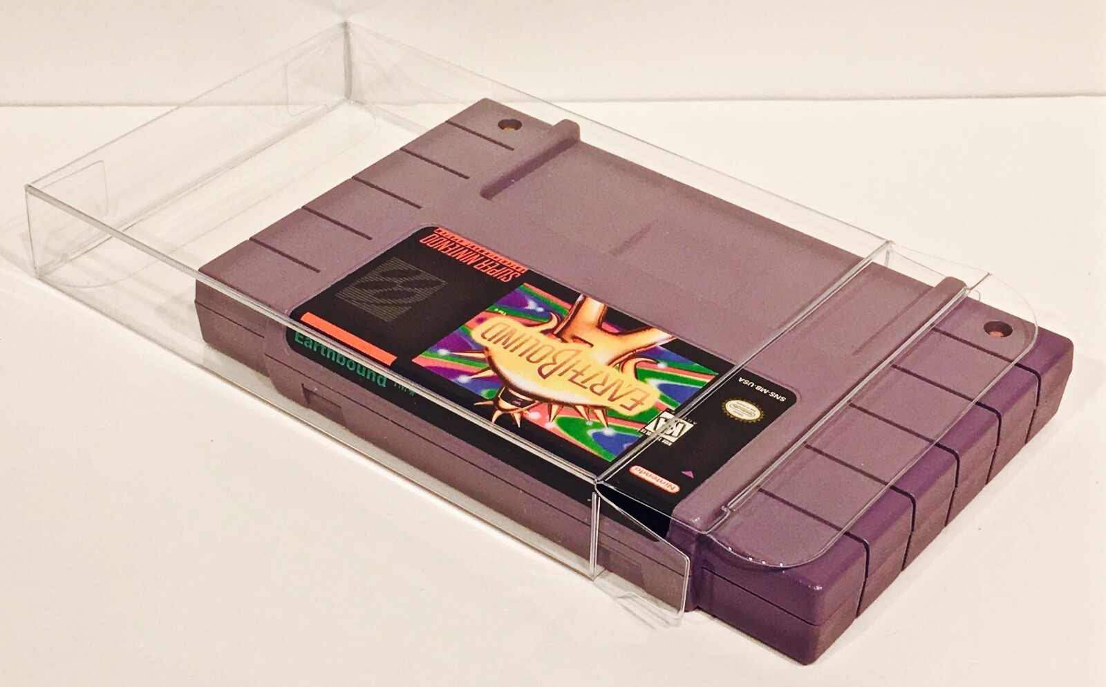 10x Display Protectors Clear Cover For Nintendo SNES CARTRIDGE Video Game Carts