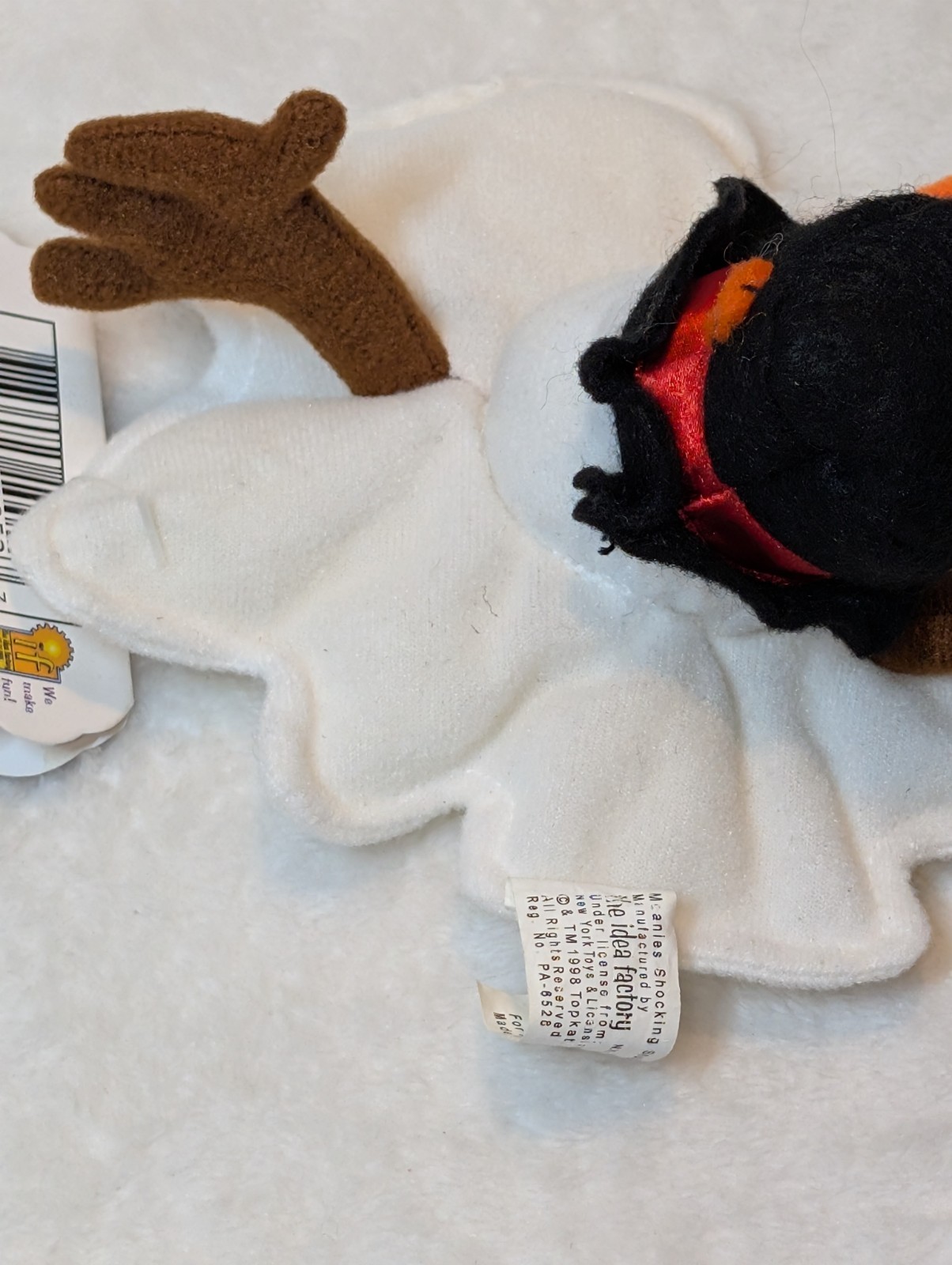 Vintage 90s Meanies Plush Lot 3 Holiday Valentine's Day , Xmas Stocking Stuffers