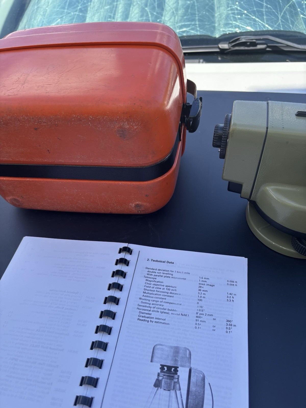 Wild Heerbrugg NA 1 Level - Erect Image . 28X Magnification; Calibrated