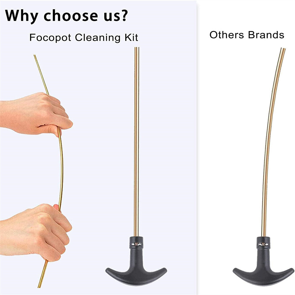 163pcs Gun Cleaning Kit Universal Rifle Pistol Shotgun Handgun Firearm with Case