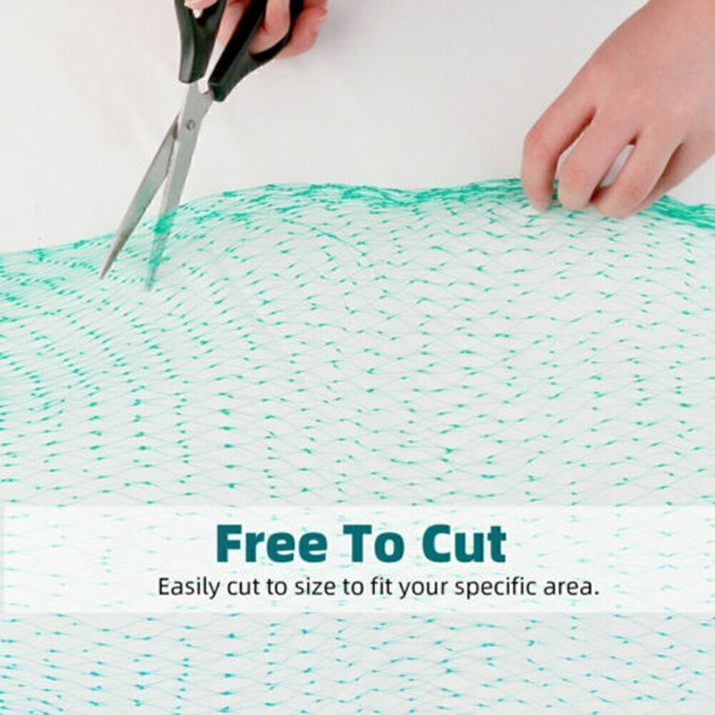 USA 33FT Anti Bird Netting Pond Net Protection Tree Crops Plants Garden Mesh