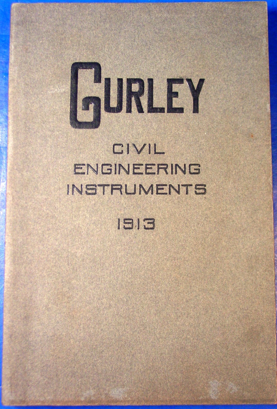 1913 Gurley Engineering Surveying & Drafting Insts. Catalog