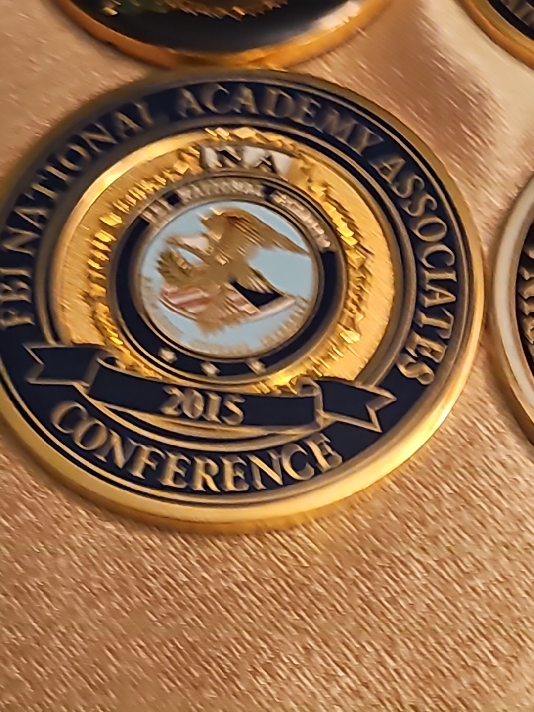 FBI National Academy Association Coins 4pc