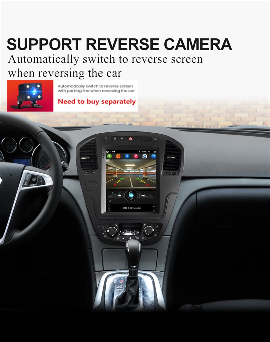 For Apple Carplay Car Radio Stereo GPS Navigation WiFi For 2009-2013 Buick Regal