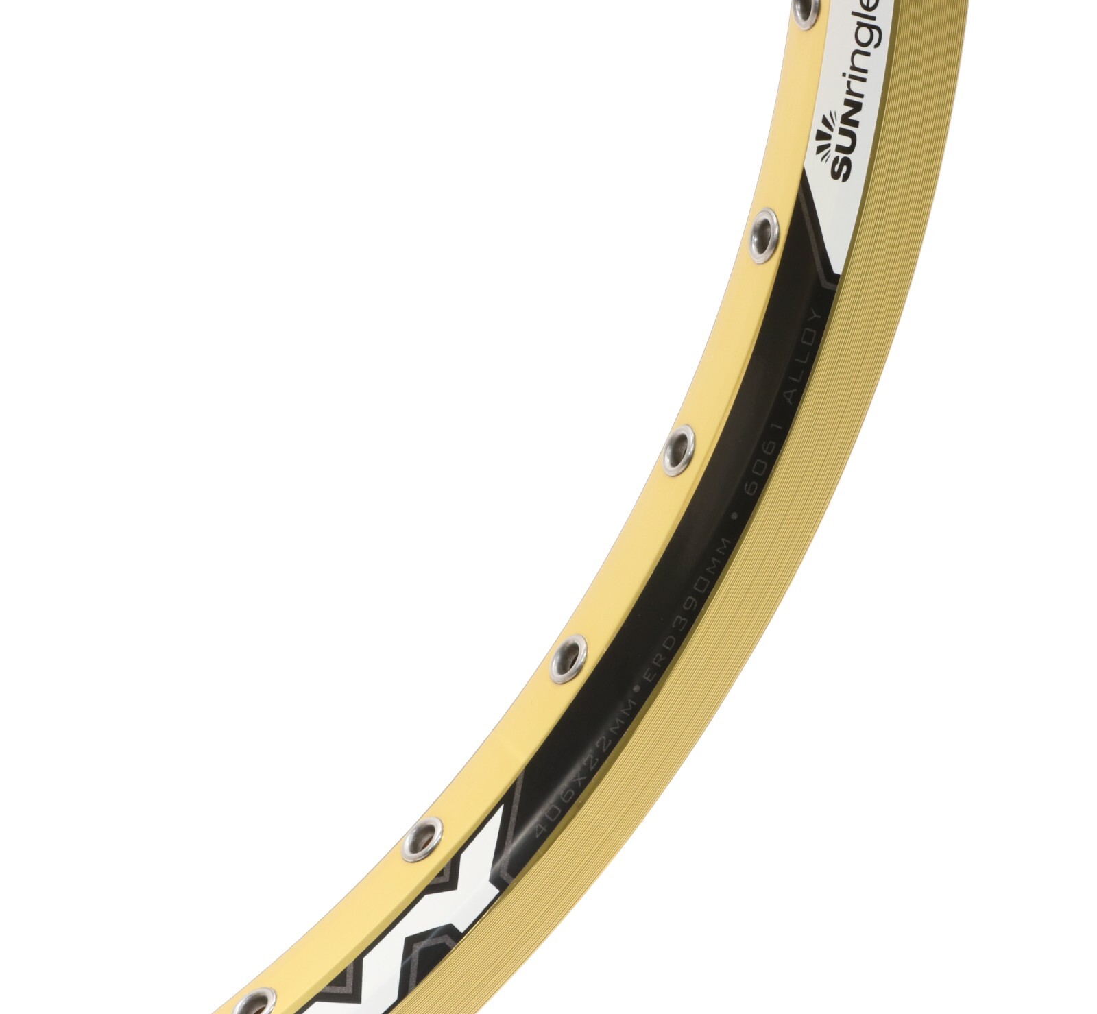 Sun Ringle Envy Rim 20" Alloy 36H Welded Eyeleted Gold MSW Rear 406 BMX NEW