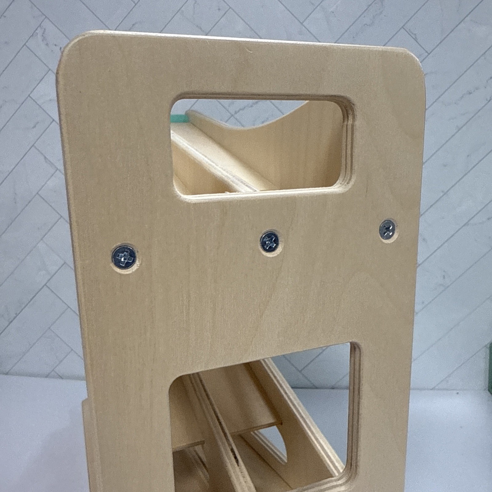 Lovevery Wooden Race and Chase Toy Ramp (Ramp Only, no cars)