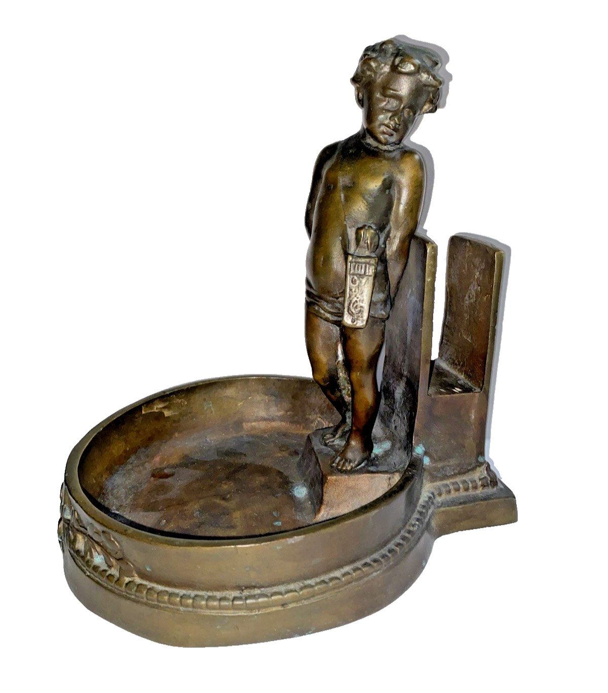 Antique Austrian Peter Tereszczuk Art Nouveau Bronze Boy