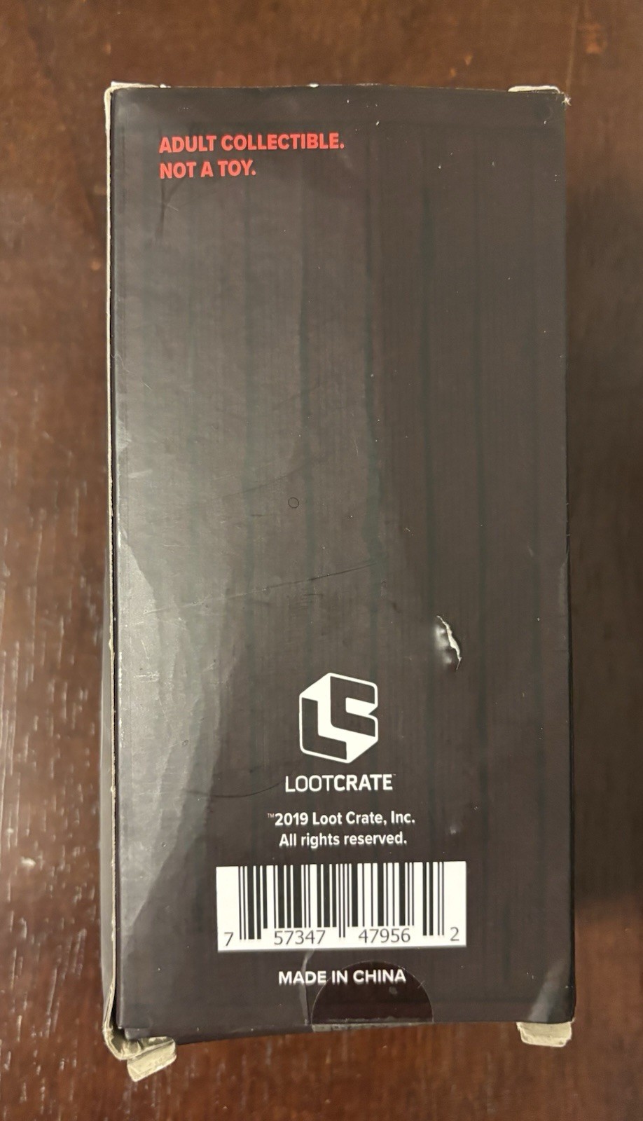 Dracula In Coffin Pencil Sharpener Lootcrate exclusive- damage box