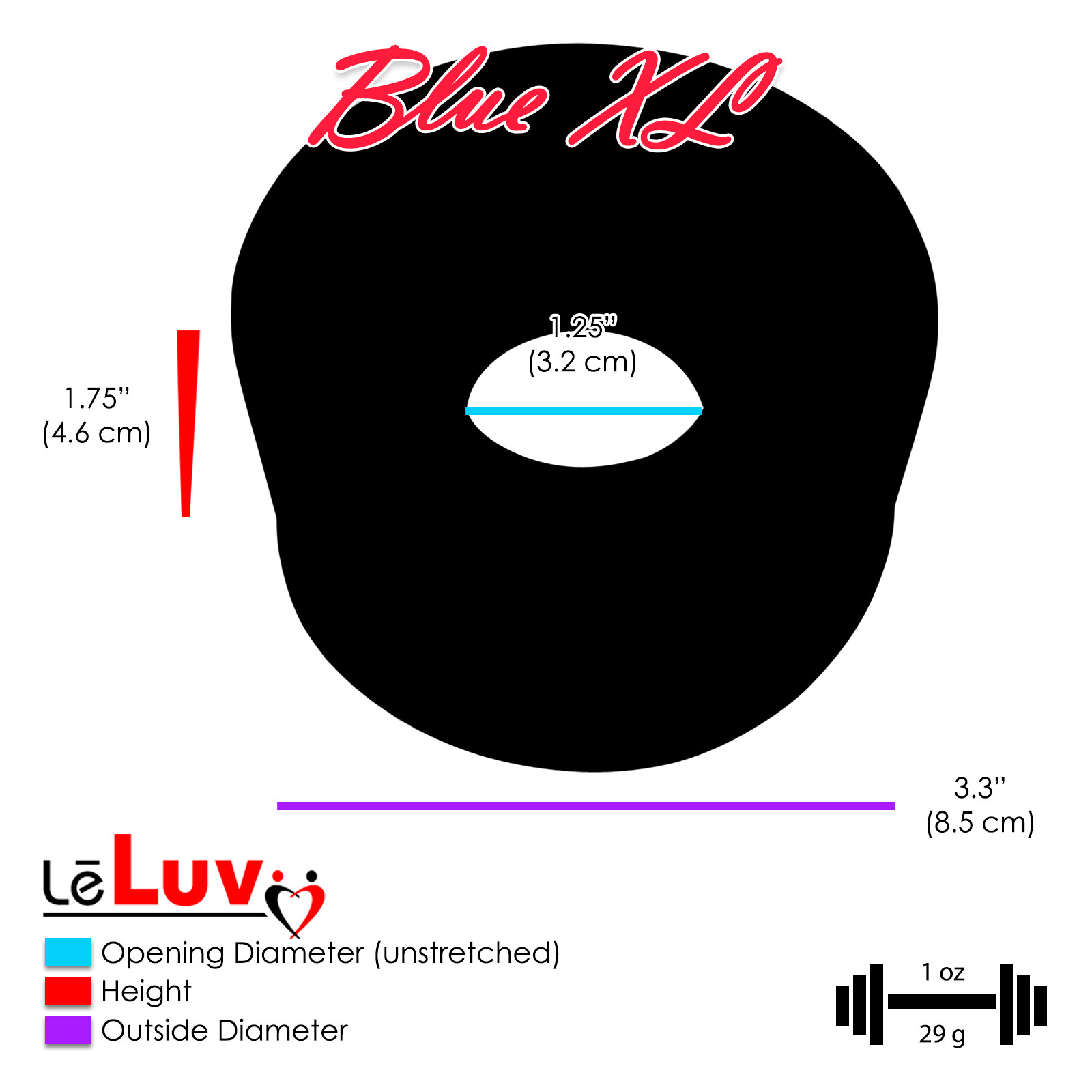 LeLuv Silicone Vacuum Seals for 1.35"-5.0" Penis Pump Cylinders | Many Options