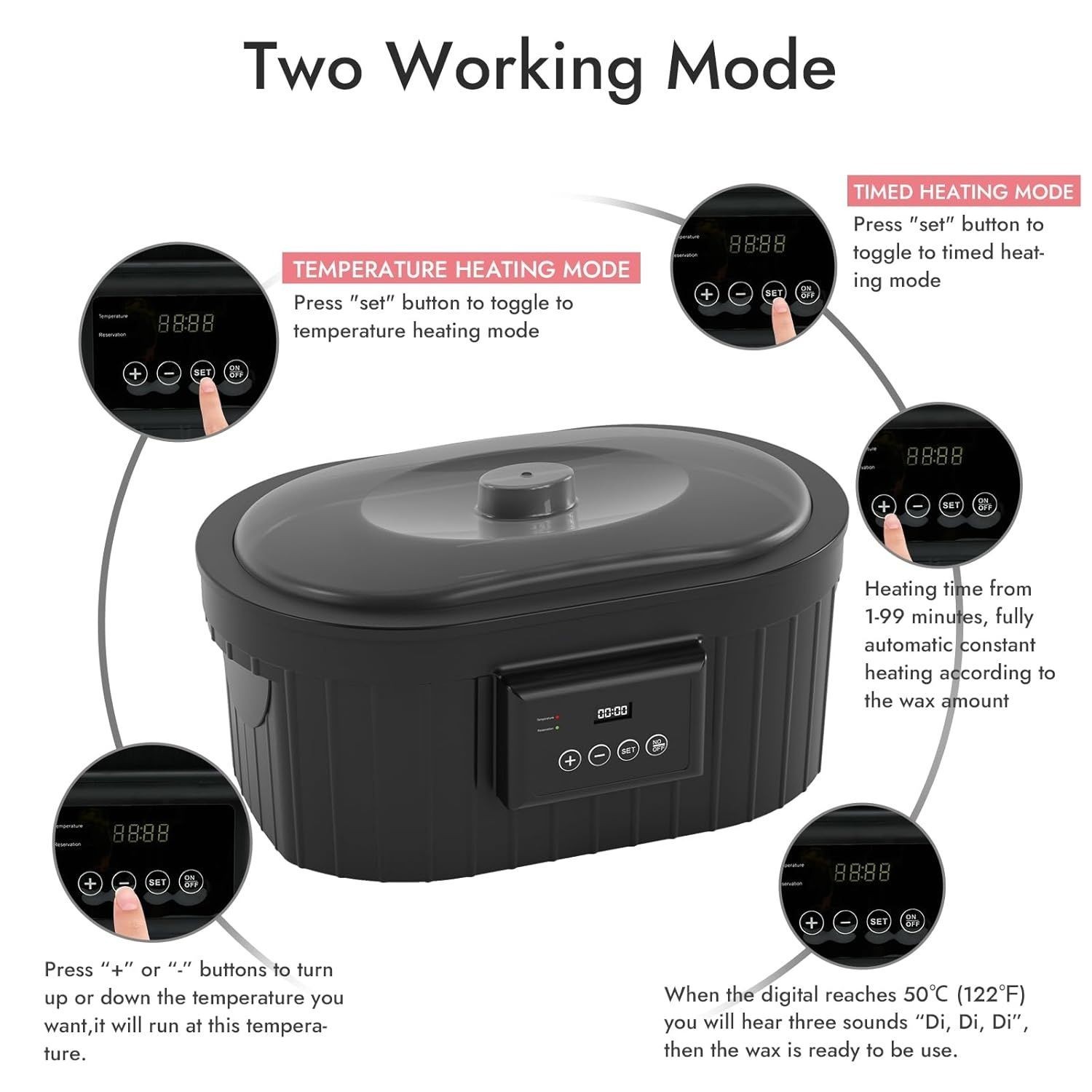 Paraffin Wax Machine for Hand and Feet, 5000ml Paraffin Bath