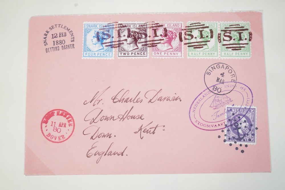 SNARK ISLAND 1980S FANTASY PHILATELY COLLECTION OF CINDERELLAS & COVERS