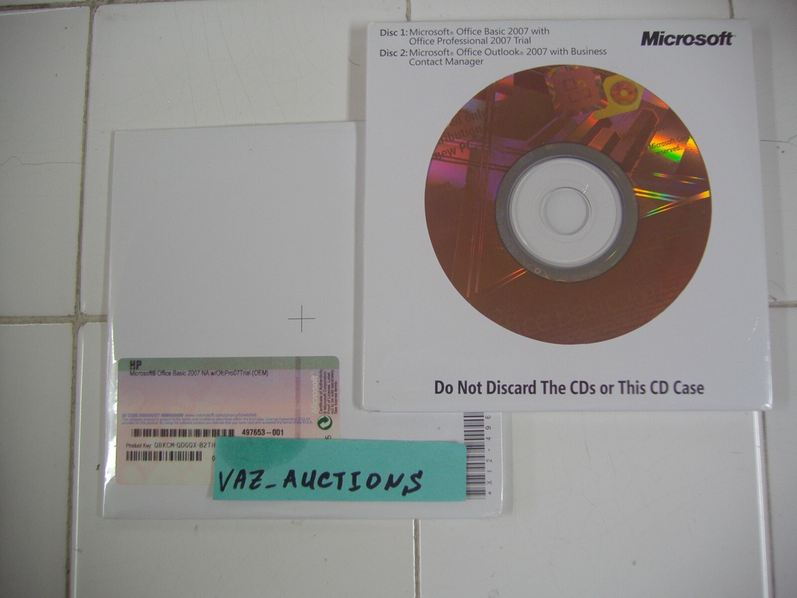 Microsoft Office 2007 Basic Edition BE Full English Version MS=BRAND NEW SEALED=