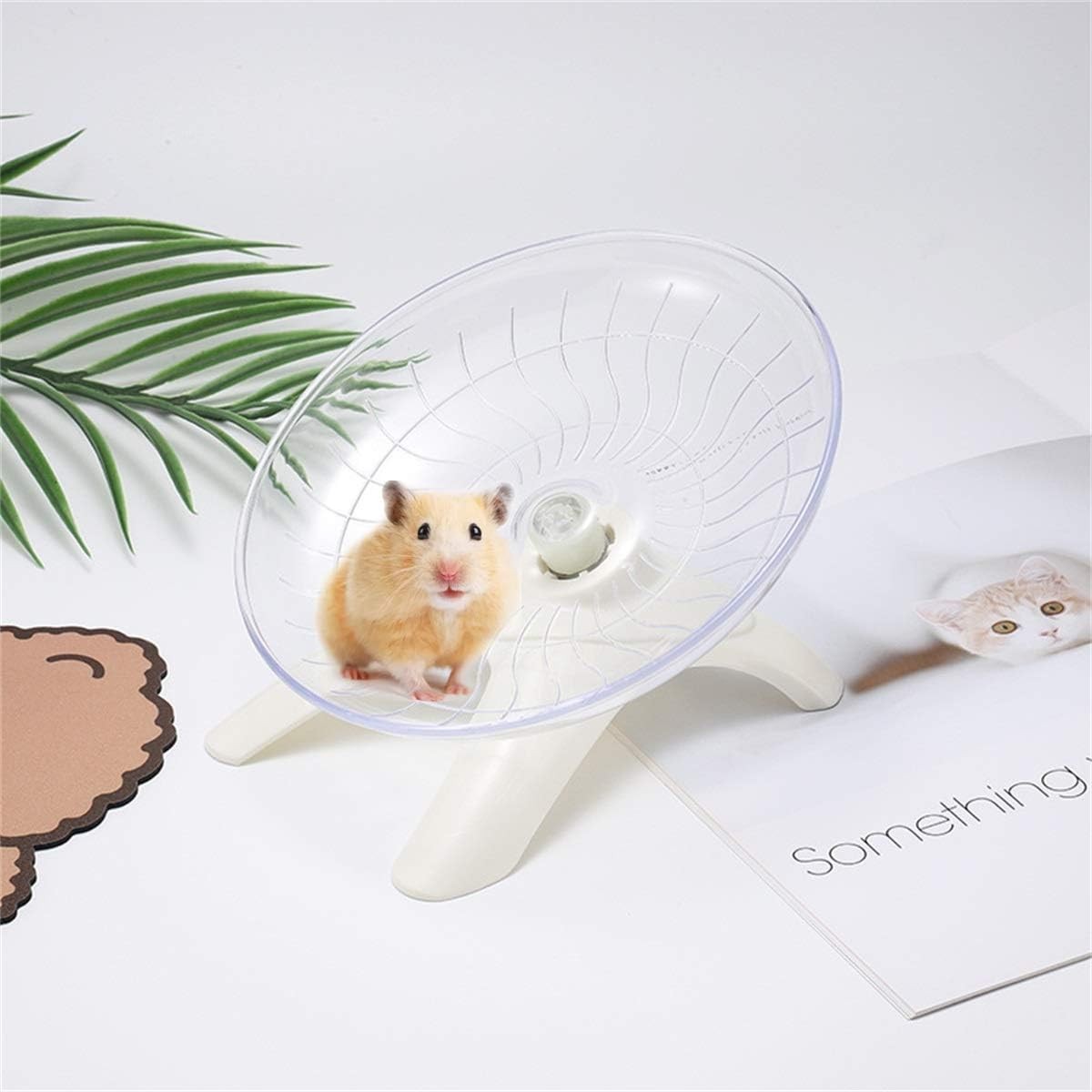 Ultra Quiet 7" Silent Hamster Exercise Wheel for Dwarf Hamsters, Gerbils, Mice