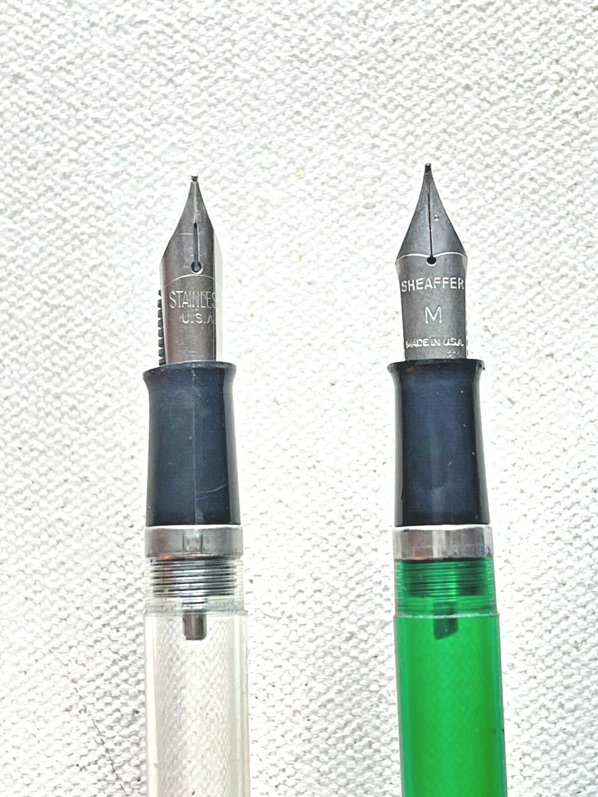 One 1960s Demo Sheaffer cartridge fountain pen with FINE or MED nib Choose color