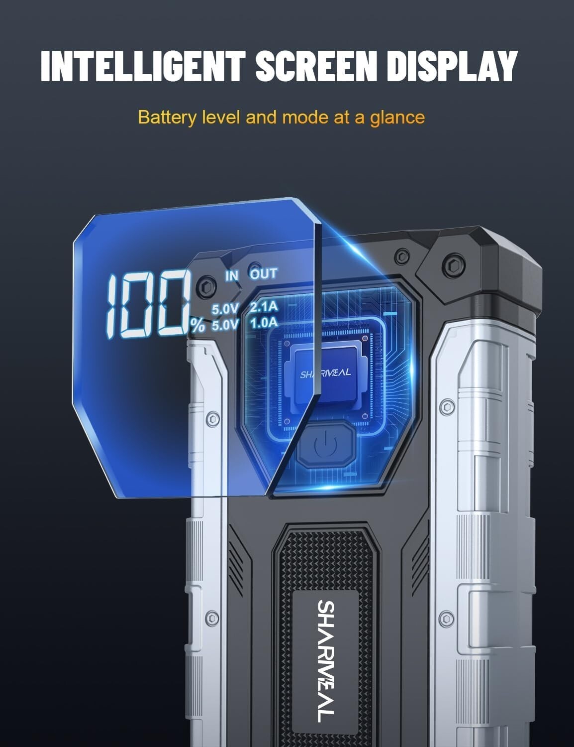 Car Jump Starter 3000A Jump Starter Battery Pack for Up to9.0L Gas7.0L Diesel