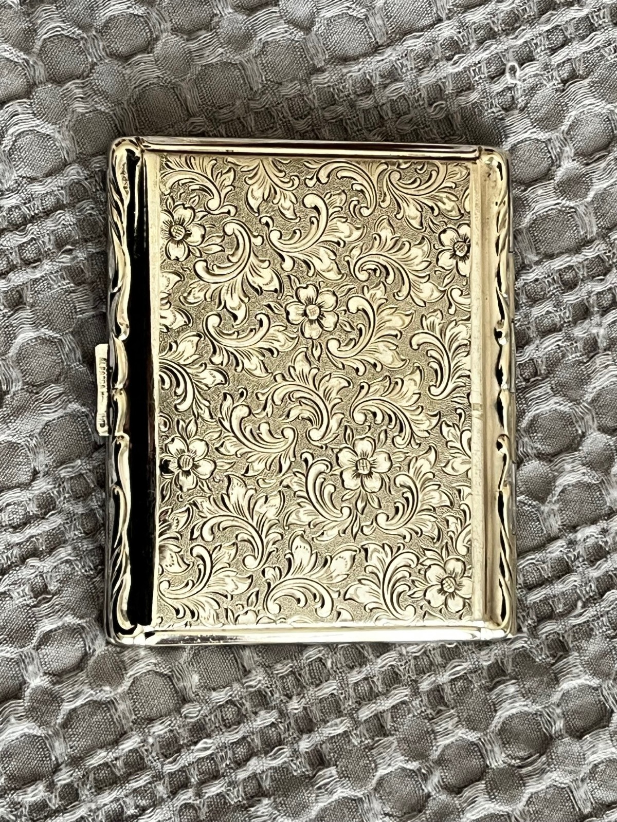 Vintage Silver Alpaca Cigarette Case