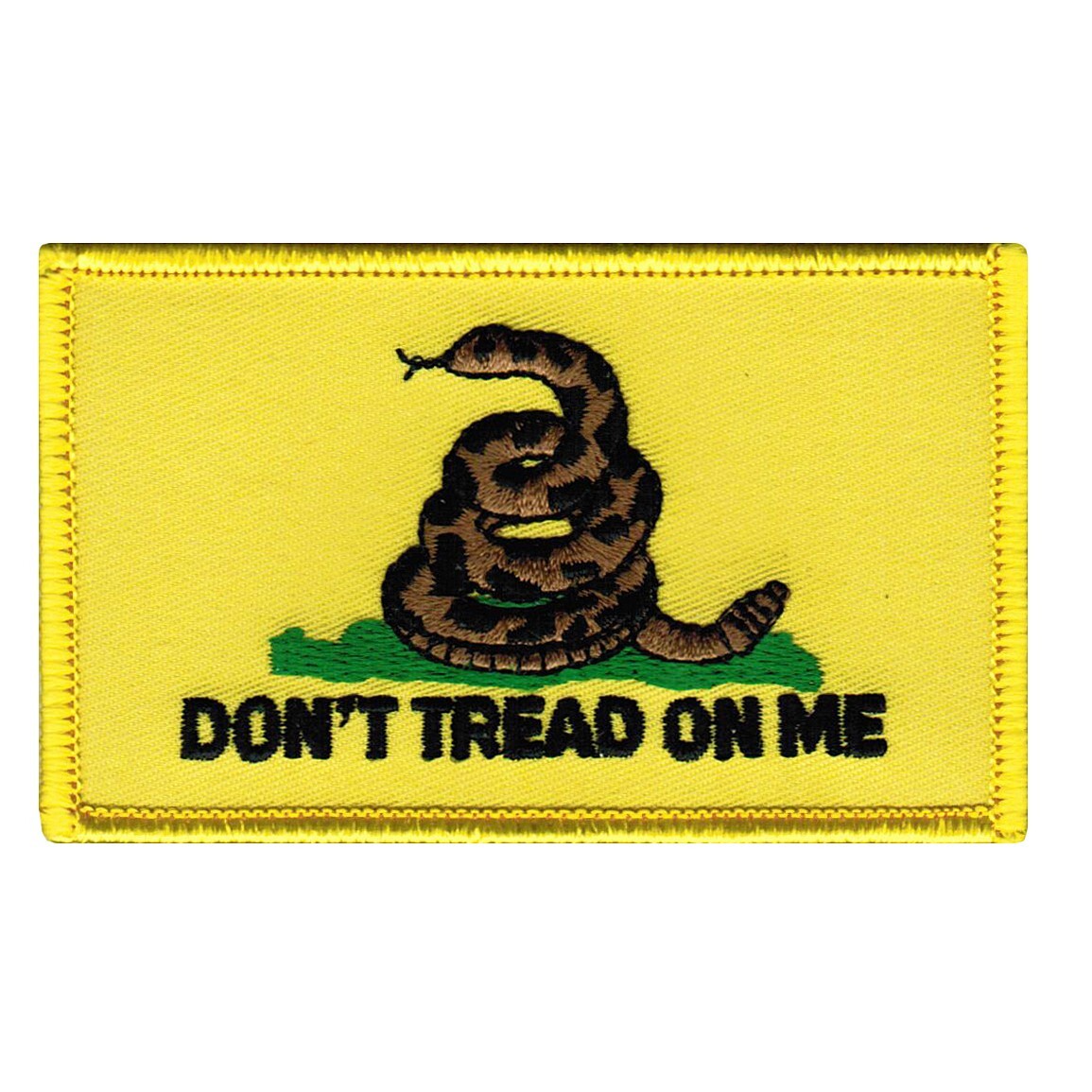 DON'T TREAD ON ME GADSDEN FLAG PATCH AMERICAN USA EMBLEM embroidered iron-on