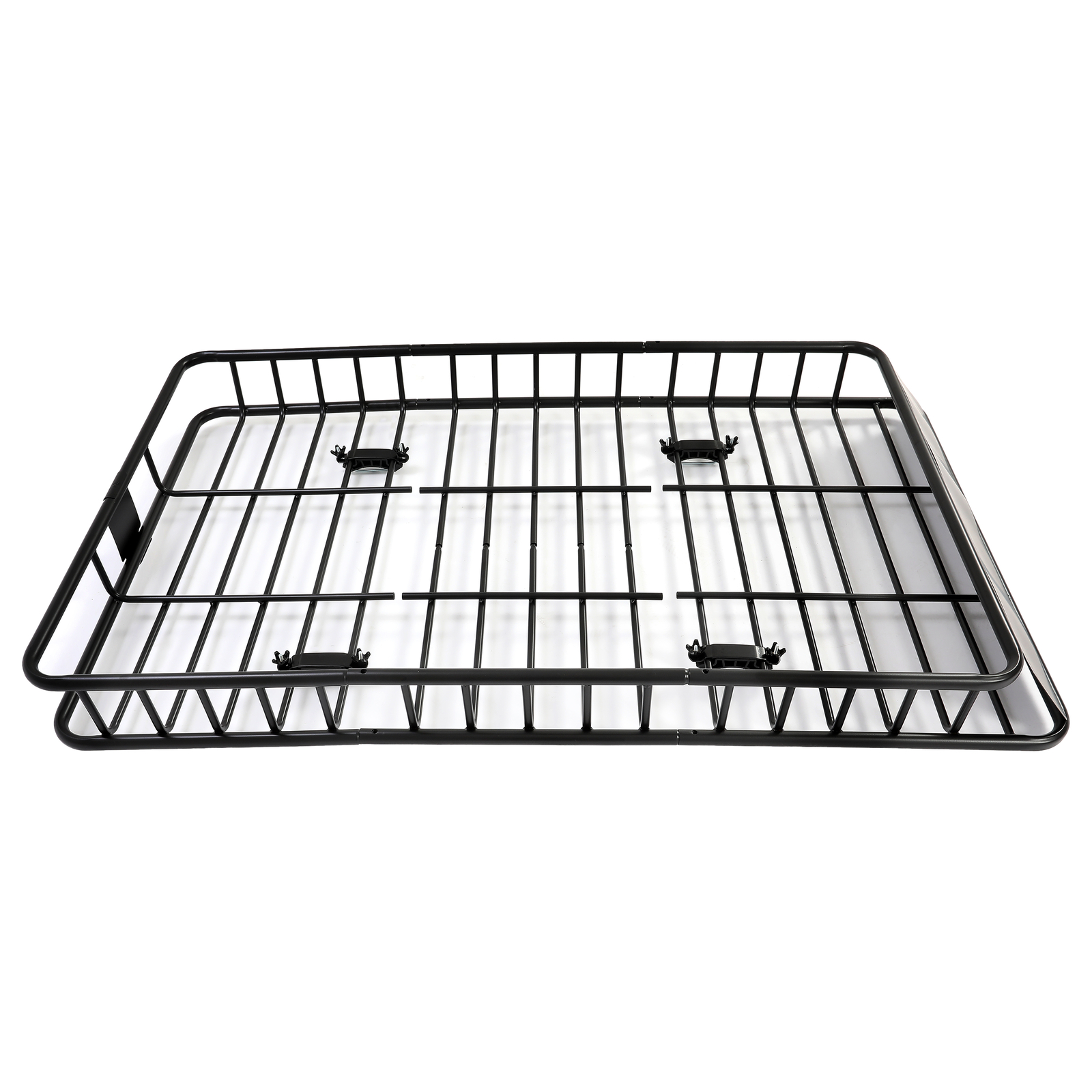 64" x 39" Universal Blcak Roof Rack Cargo Carrier Basket SUV Top Holder 250 LBS